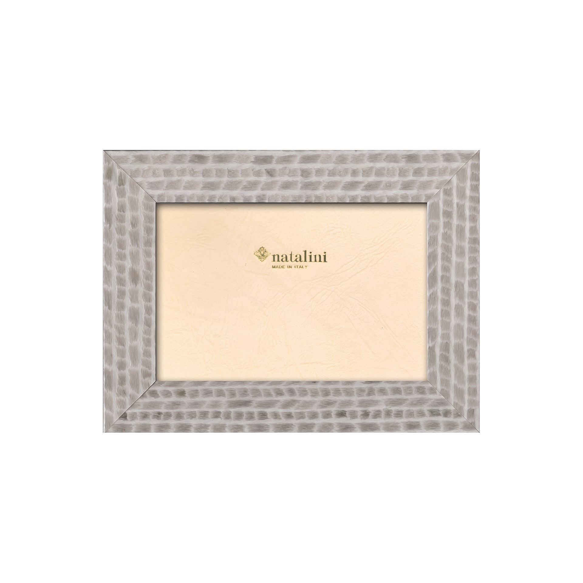 Picture Frame Grigio 13x18 cm, picture frame, silver frame, textured frame, framed artwork, natalini label