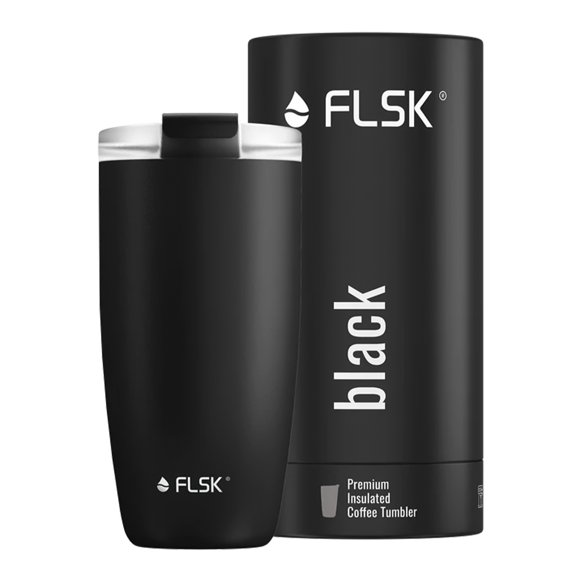 FLSK Coffee To Go Becher Schwarz 0,50 l
