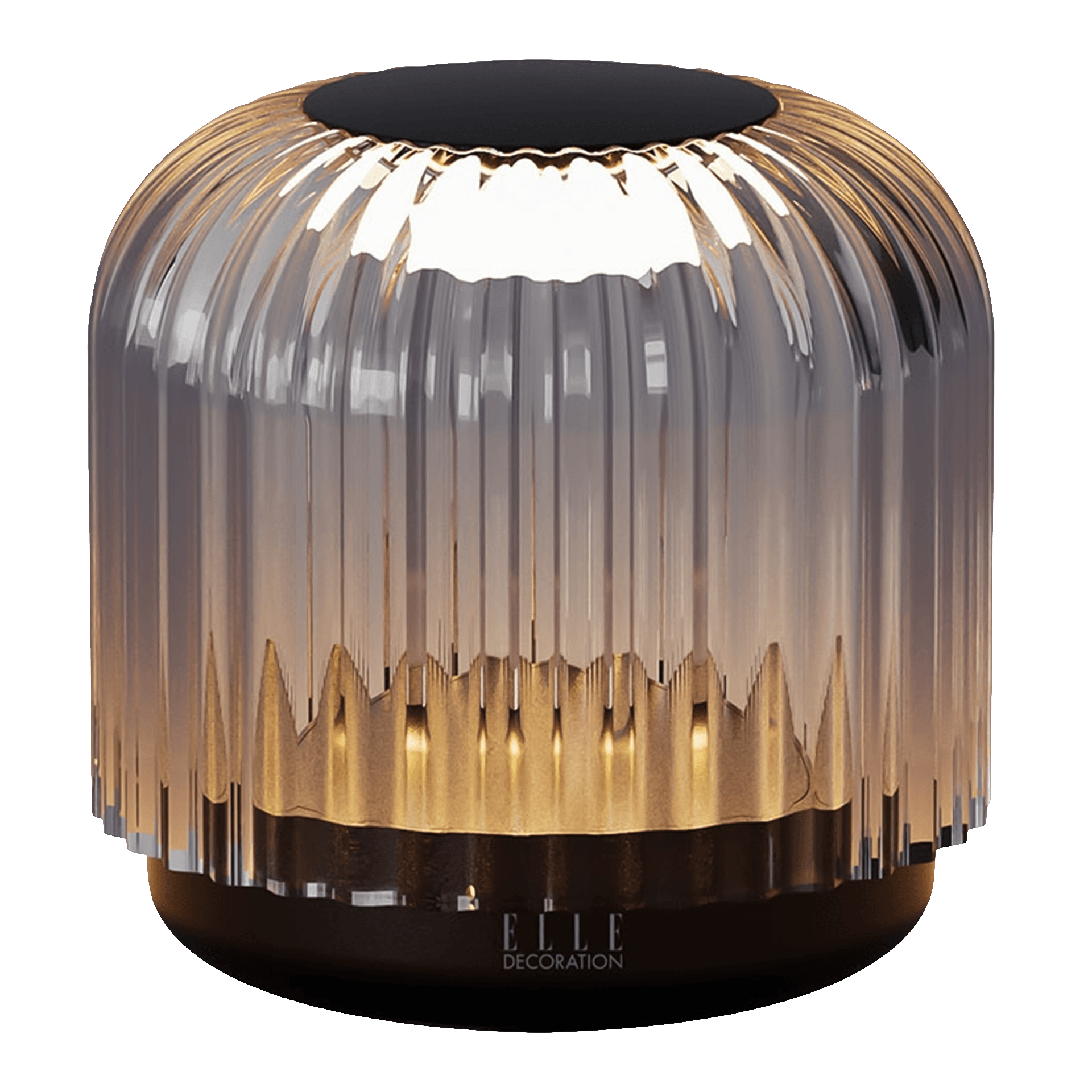 ELLE DECORATION LED-Tischlampe GRENELLE schwarz