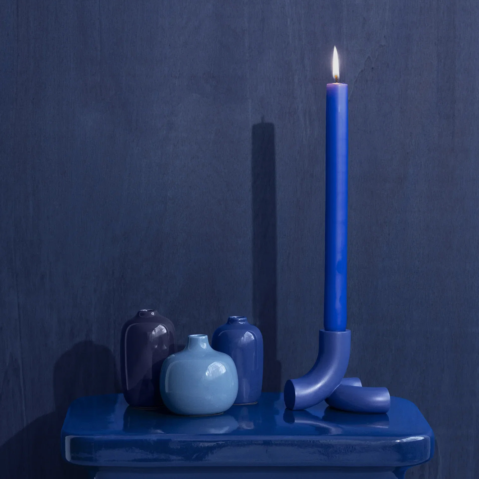 Vase Blue Set of 3