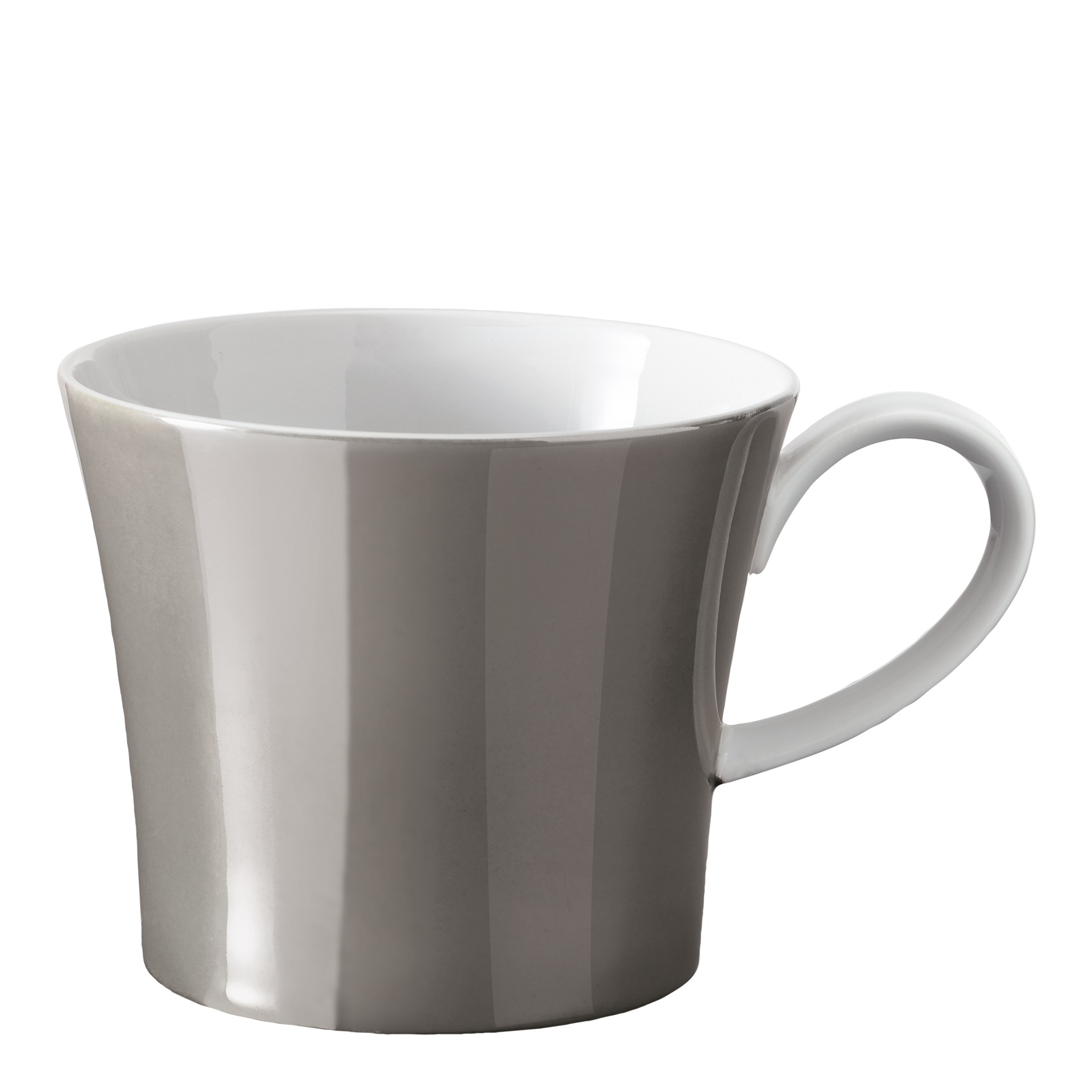 KPM Berlin, COLORS of BERLIN, Breakfast Cup Mitte 0.30 l, Tasse, Becher, Porzellan, Graustufen, Einfaches Design