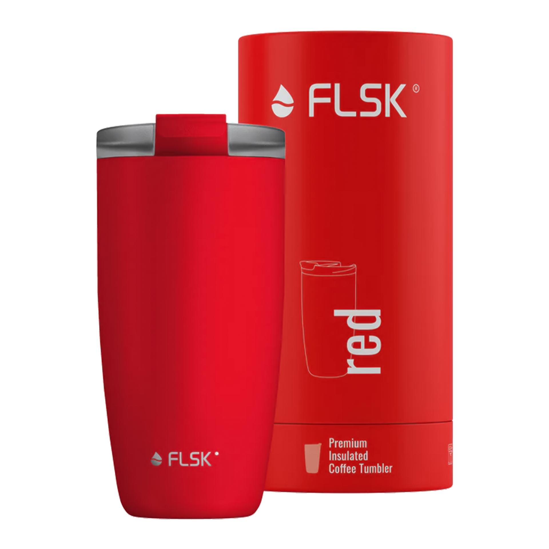 FLSK Coffee To Go Becher Rot 0,50 l