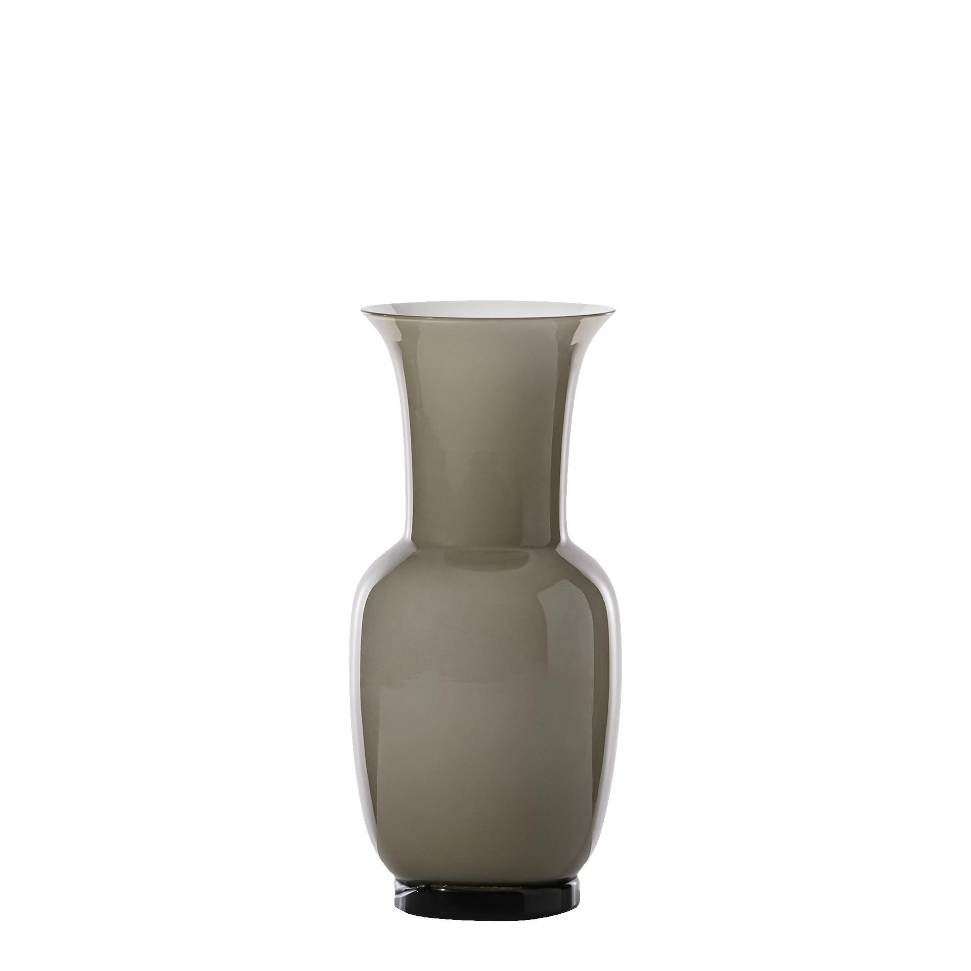 Vase Rio Green 30 cm, vase, keramik, taupe, glänzend, zierte