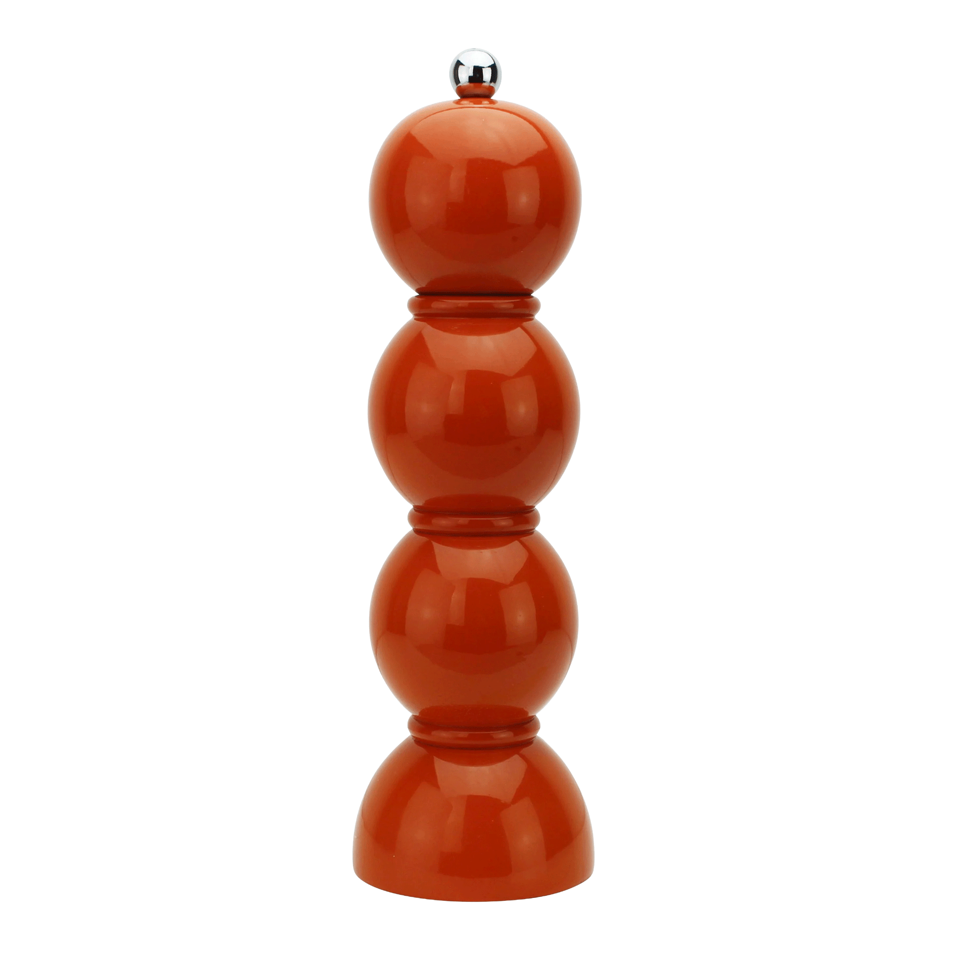 Salt- Pepper Mill orange 24 cm, orange, pfeffer m8l, holz, gestapelte b41lls, garner