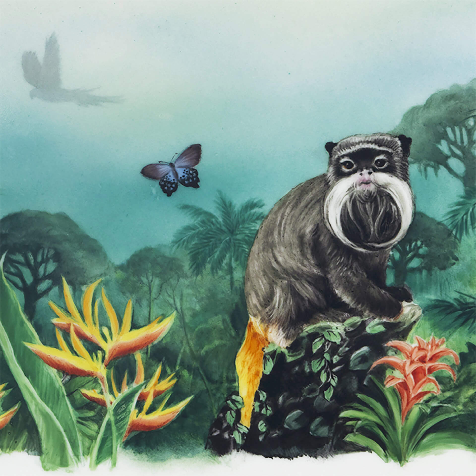 Meissen Amazonas Collection Henkelbecher Affe