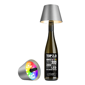 Sompex Top Lampe Graphit Metallic