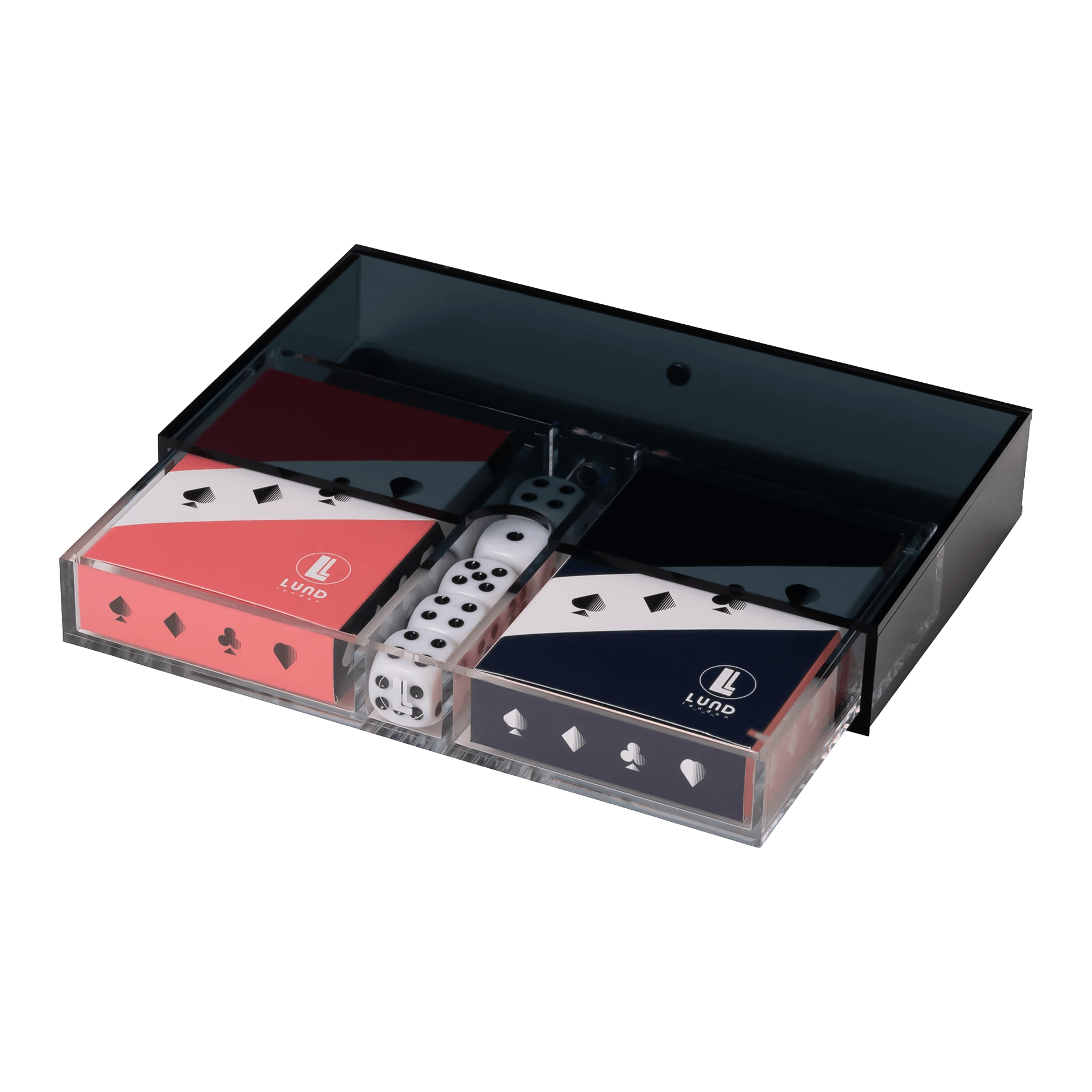 Lund House Design Acryl Game Card Game Set