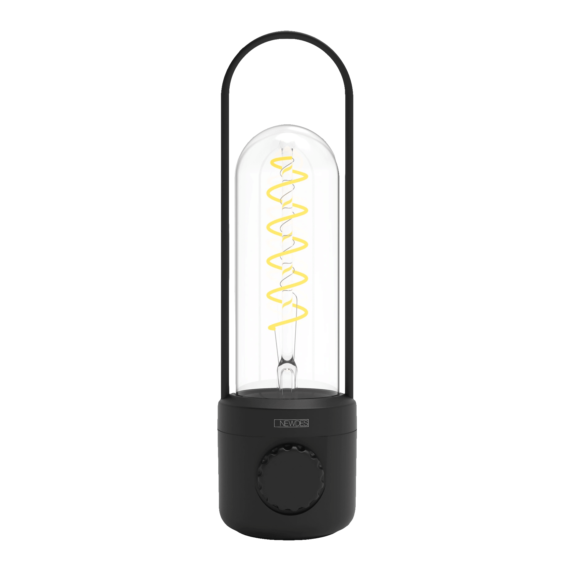 Newdes Outdoorleuchte COIL schwarz