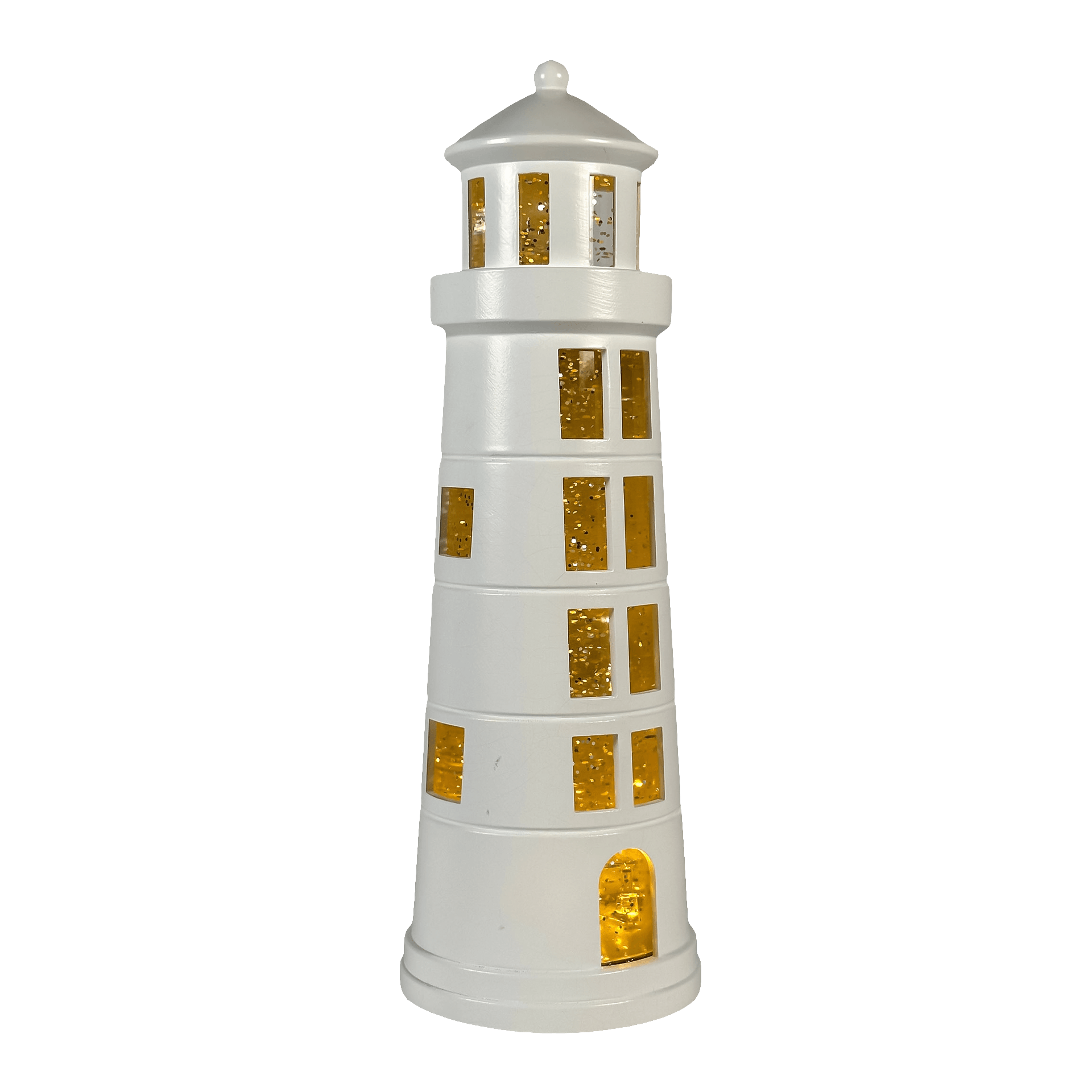 Sompex GLAMOR LIGHTHOUSE LED Dekolame Leuchtturm weiß