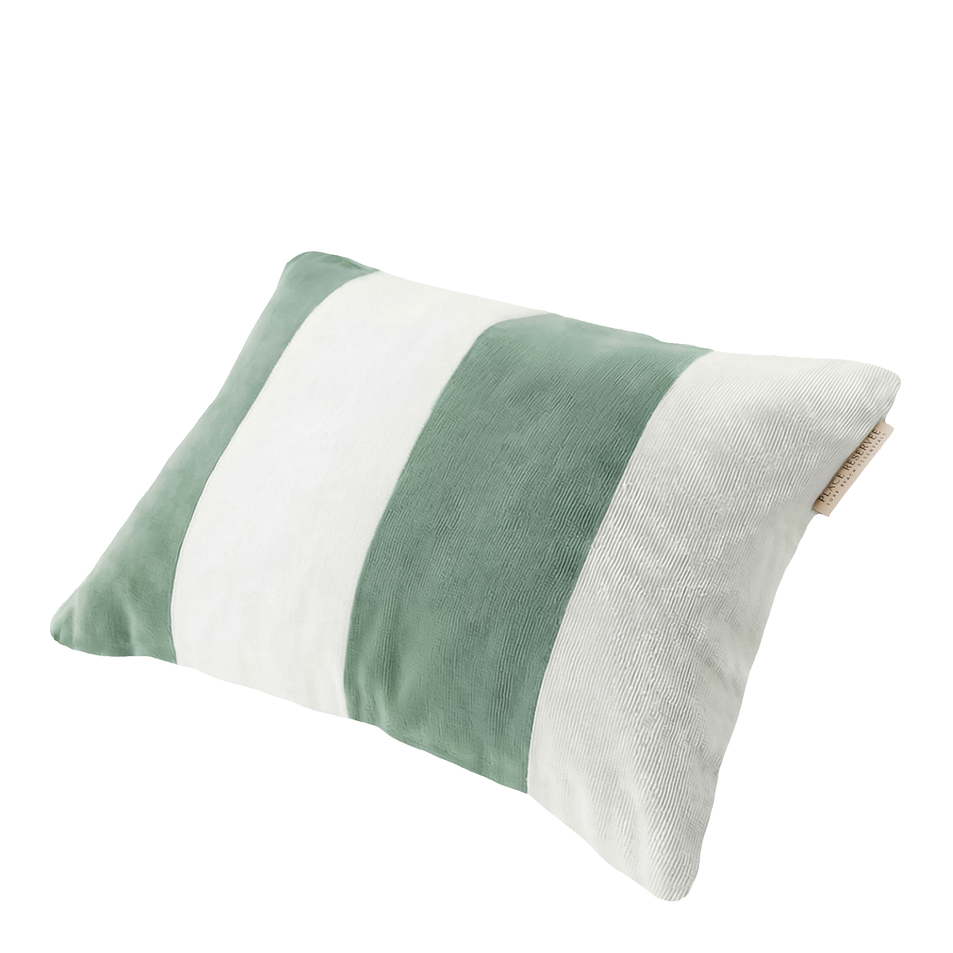 Place Reservee CLASSIC Kissen 30x40 cm Eucalyptus, Kissen, Kissenbezug, Streifen, Muster, Gedruckt