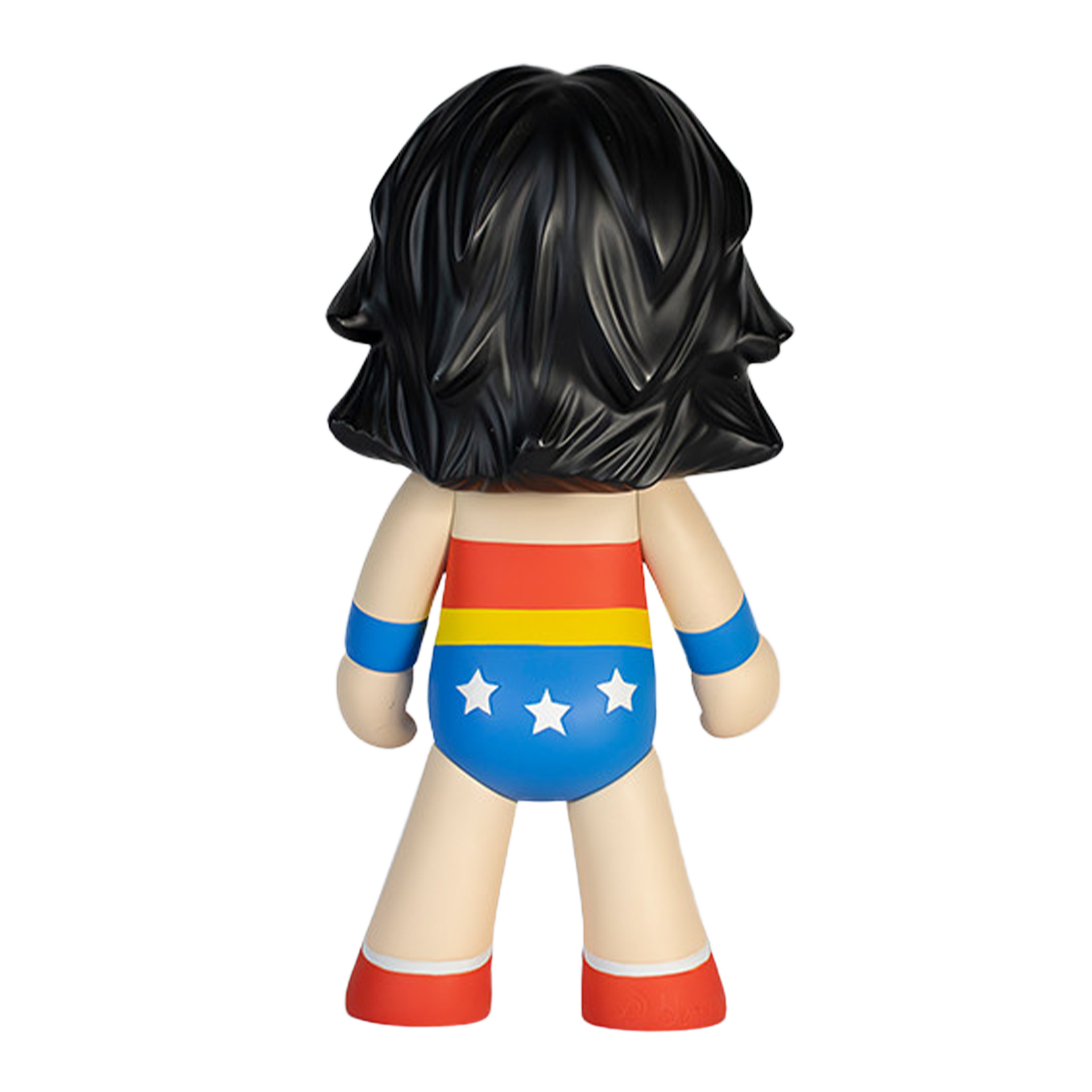 Wonder Woman 25 cm, Figur, Superheld, Miniaturfigur, Schwarze Haare, Streifen Sterne