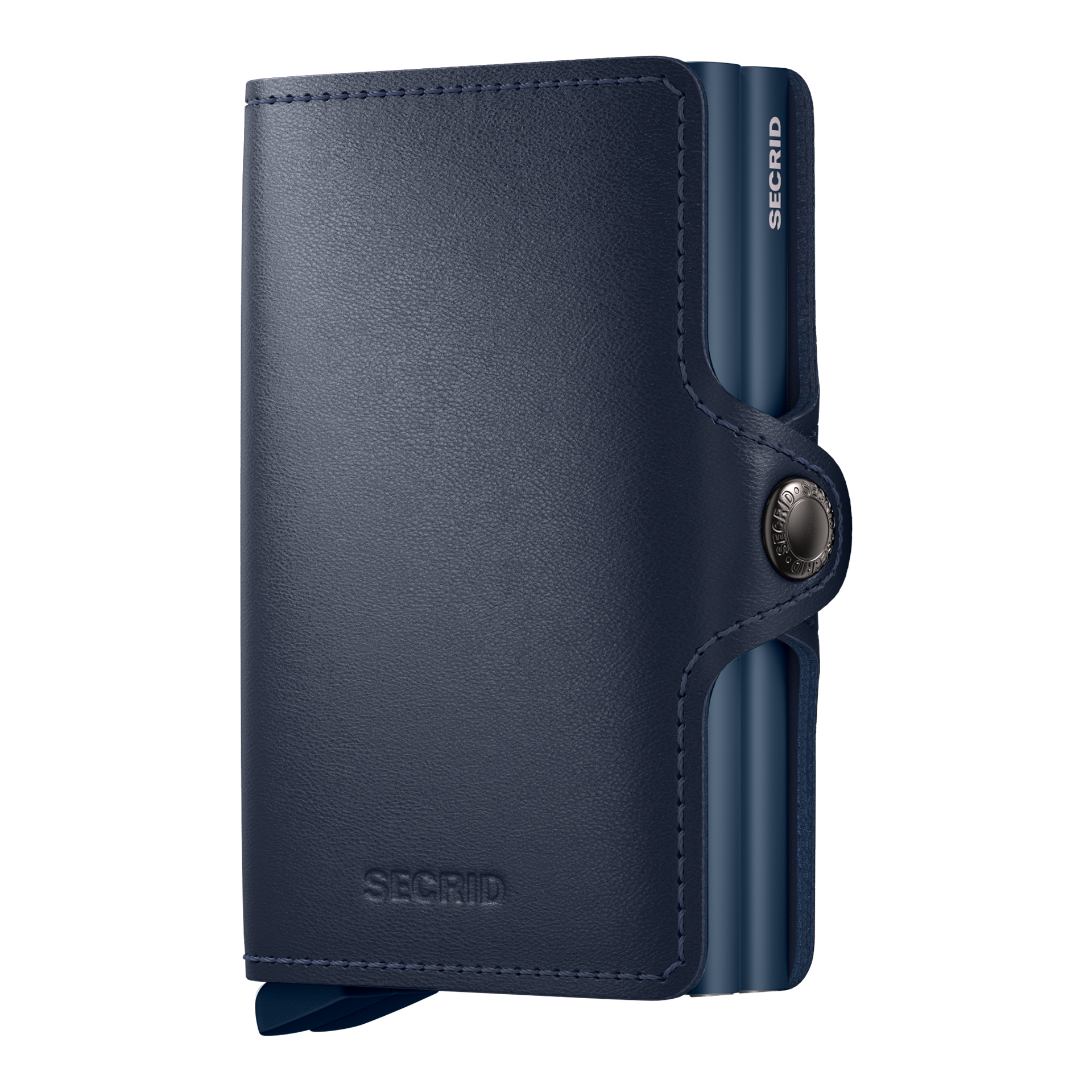 Secrid Twinwallet Original Navy/Navy, 钱包, 卡包, 蓝色, 皮革, 细长