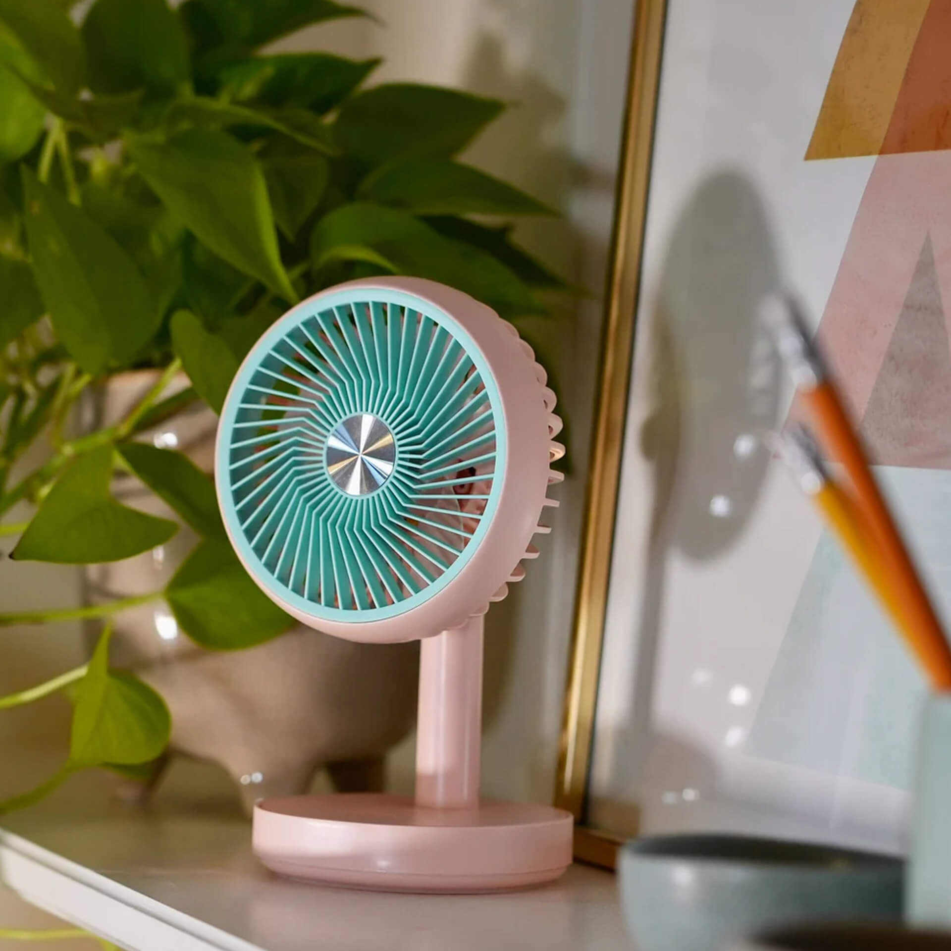 Lund Design House Tischventilator pink