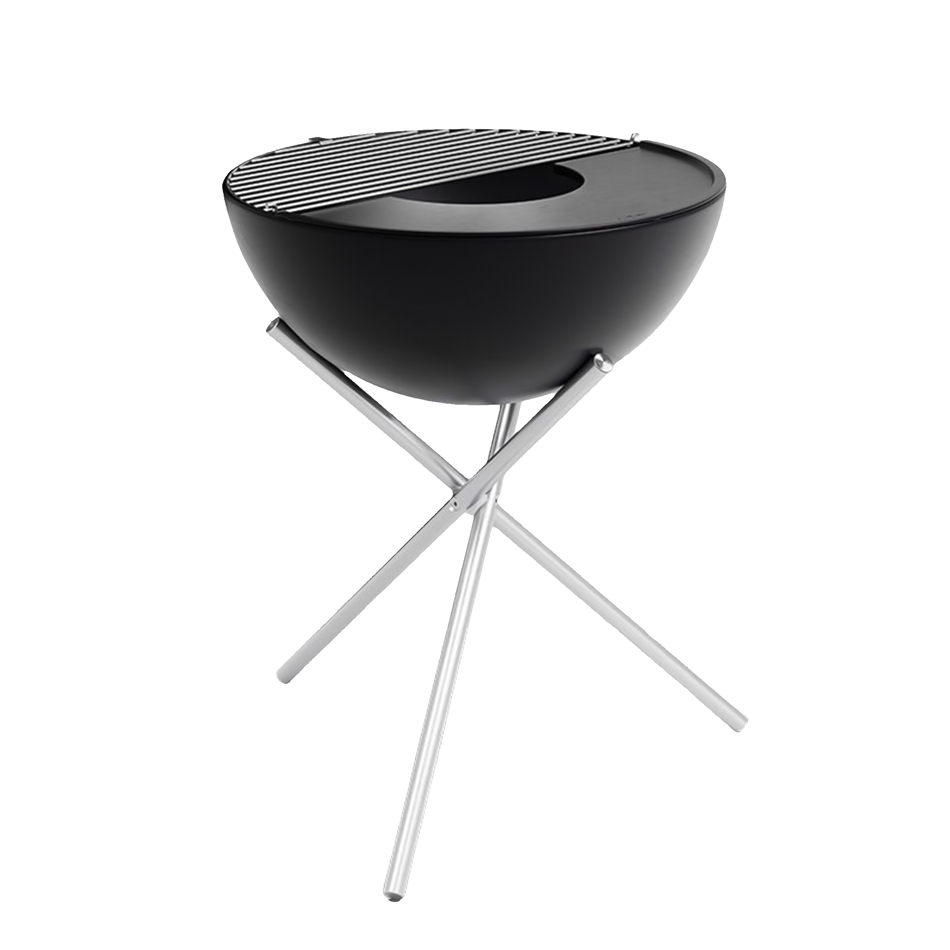 Grill grid 57, Grill, Barbecue-Grill, Schwarz, Metallbeine, Kugelgrill