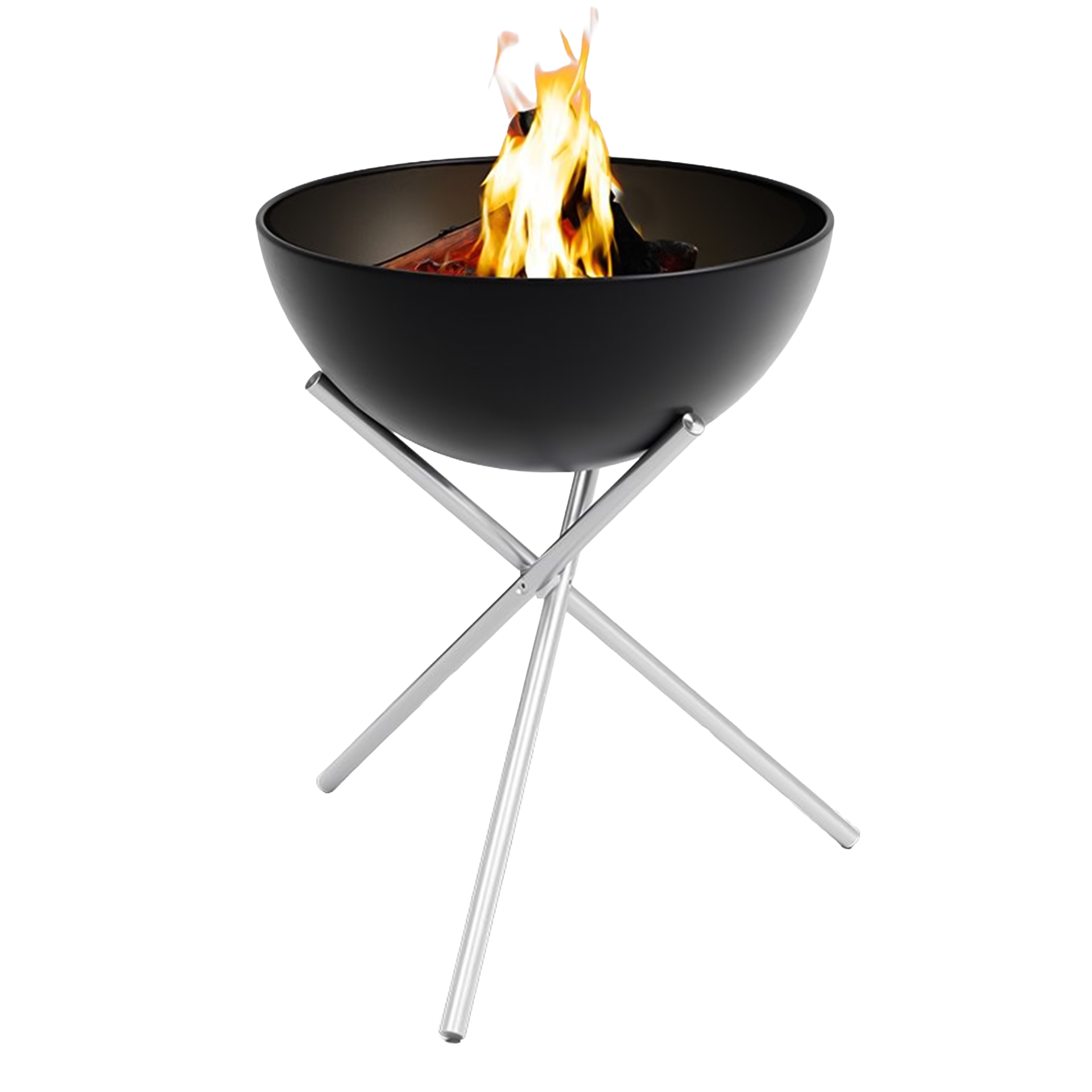 Tripod 70, Grilltopf, Feuerkorb, Schwarz, Metallgestell, Kamado-Brand?