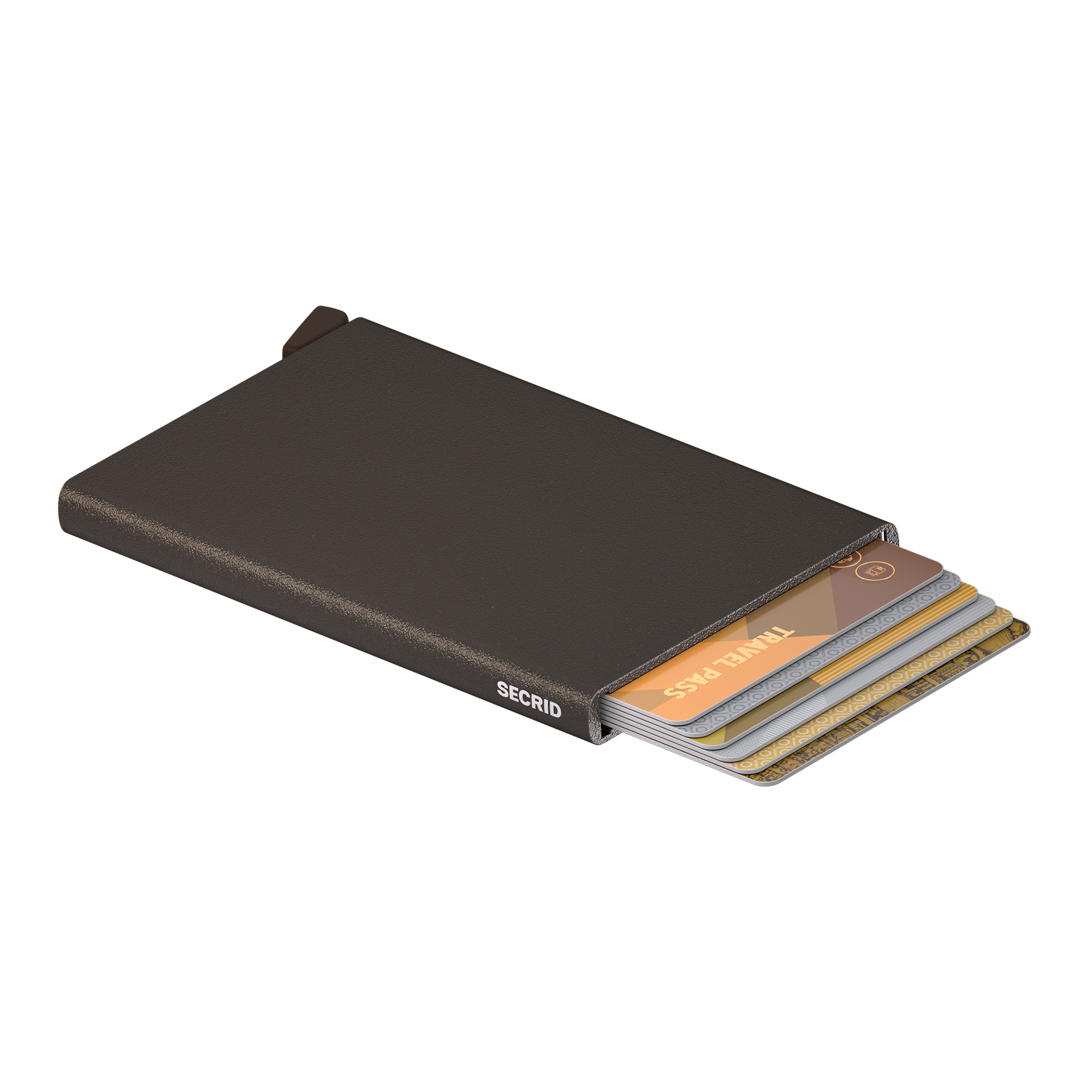 Secrid Cardprotctor Powder Braun, Geldbörse, Kartenetui, Kreditkarten, Braun, minimal