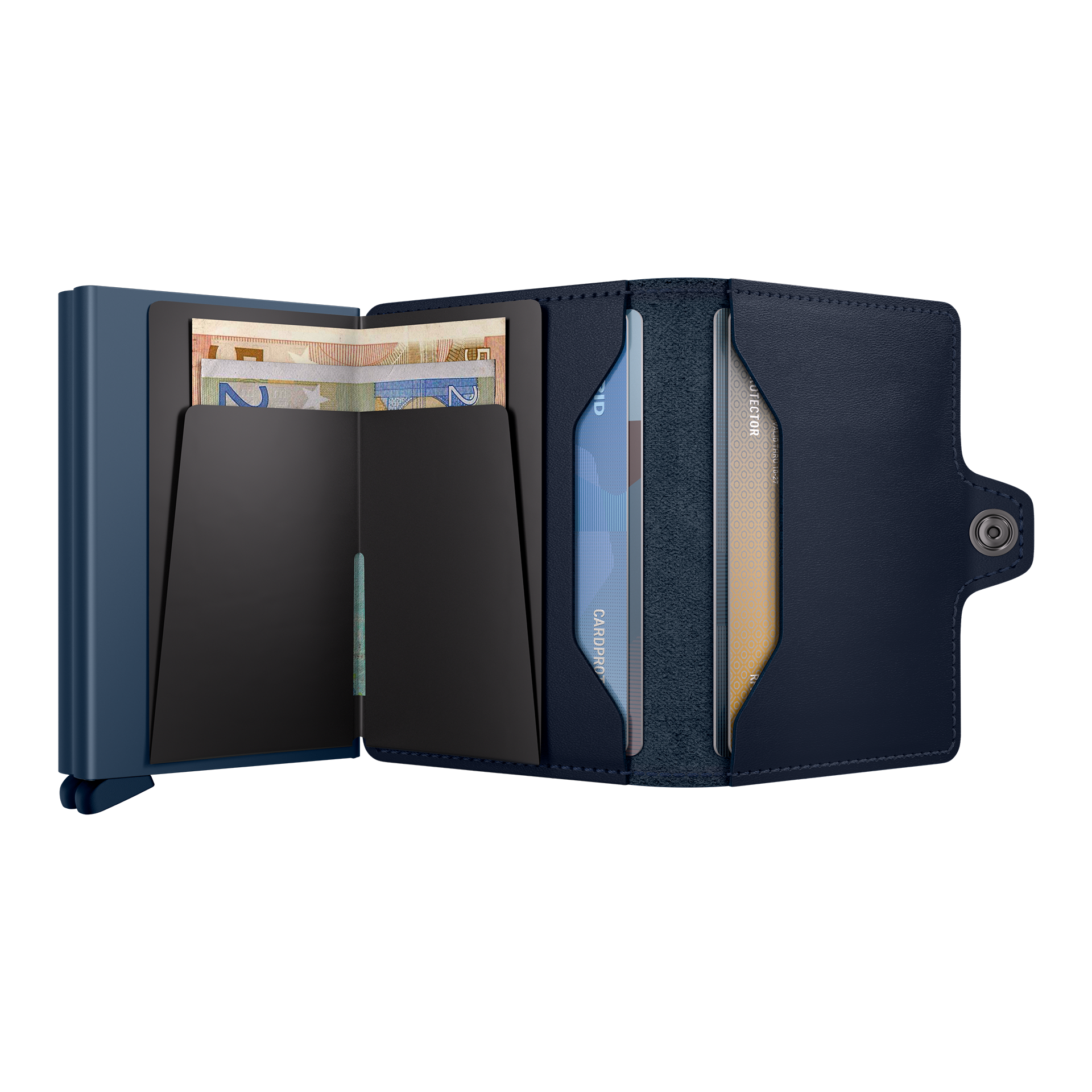 Secrid Twinwallet Original Navy/Navy, portemonnaie, kartenhalter, blau, Geldbörse, Geldfach