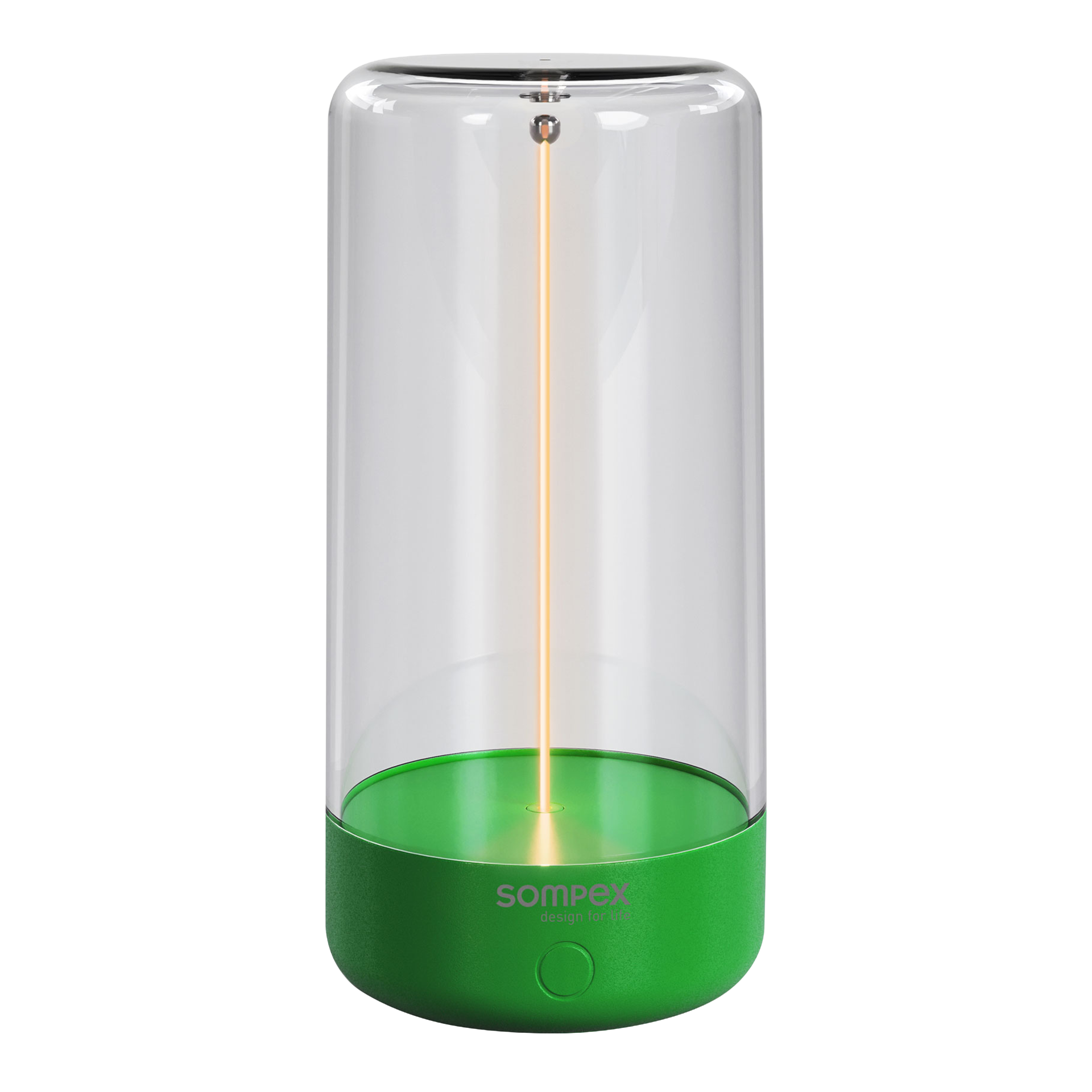 Rechargeable LED table lamp dimmable neon green, Lampe, LED, Glas, Grün, Dekolicht