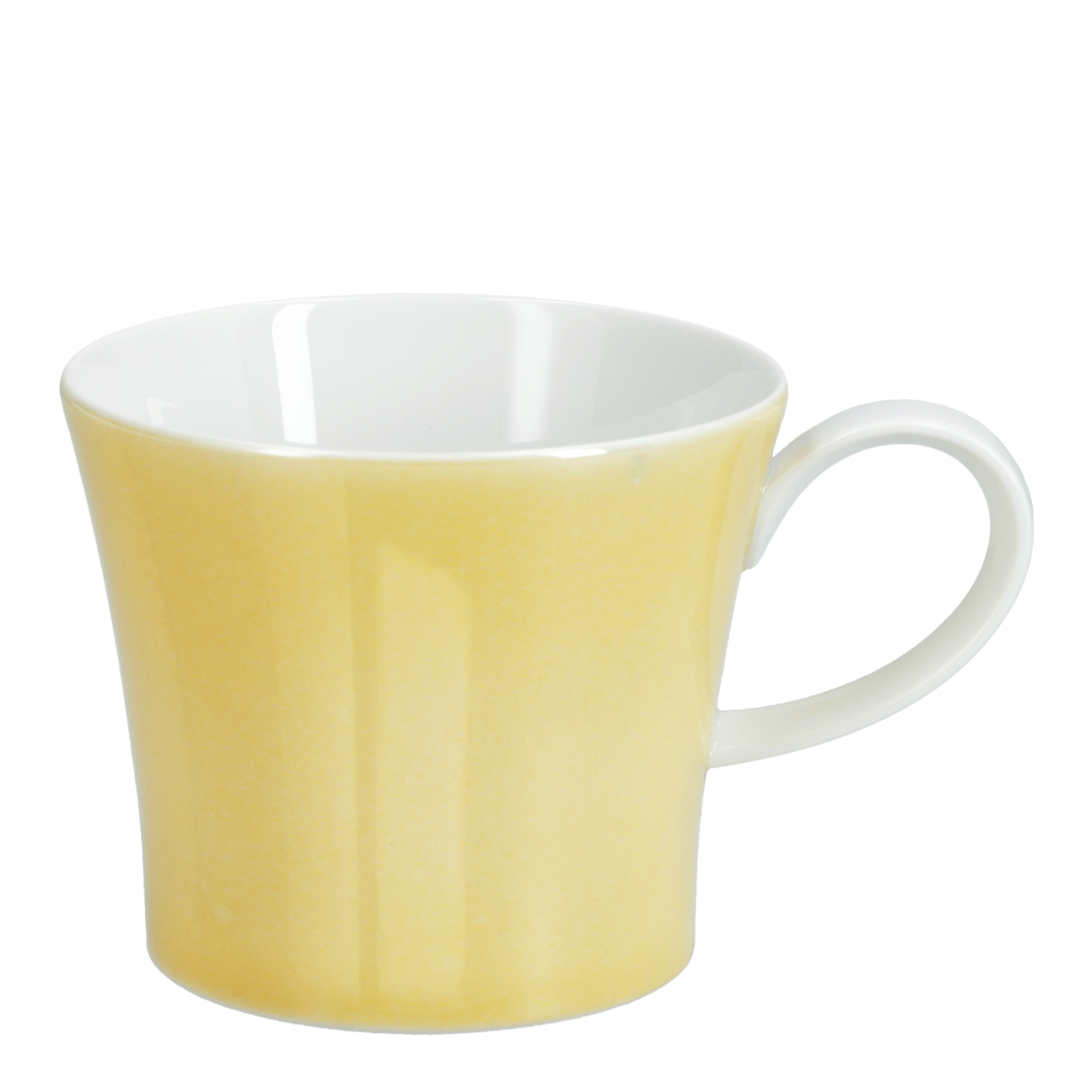 Breakfast Cup Lichtenberg 0.30 l, Kaffeebecher, Becher, Keramik, gelb, Einwandig