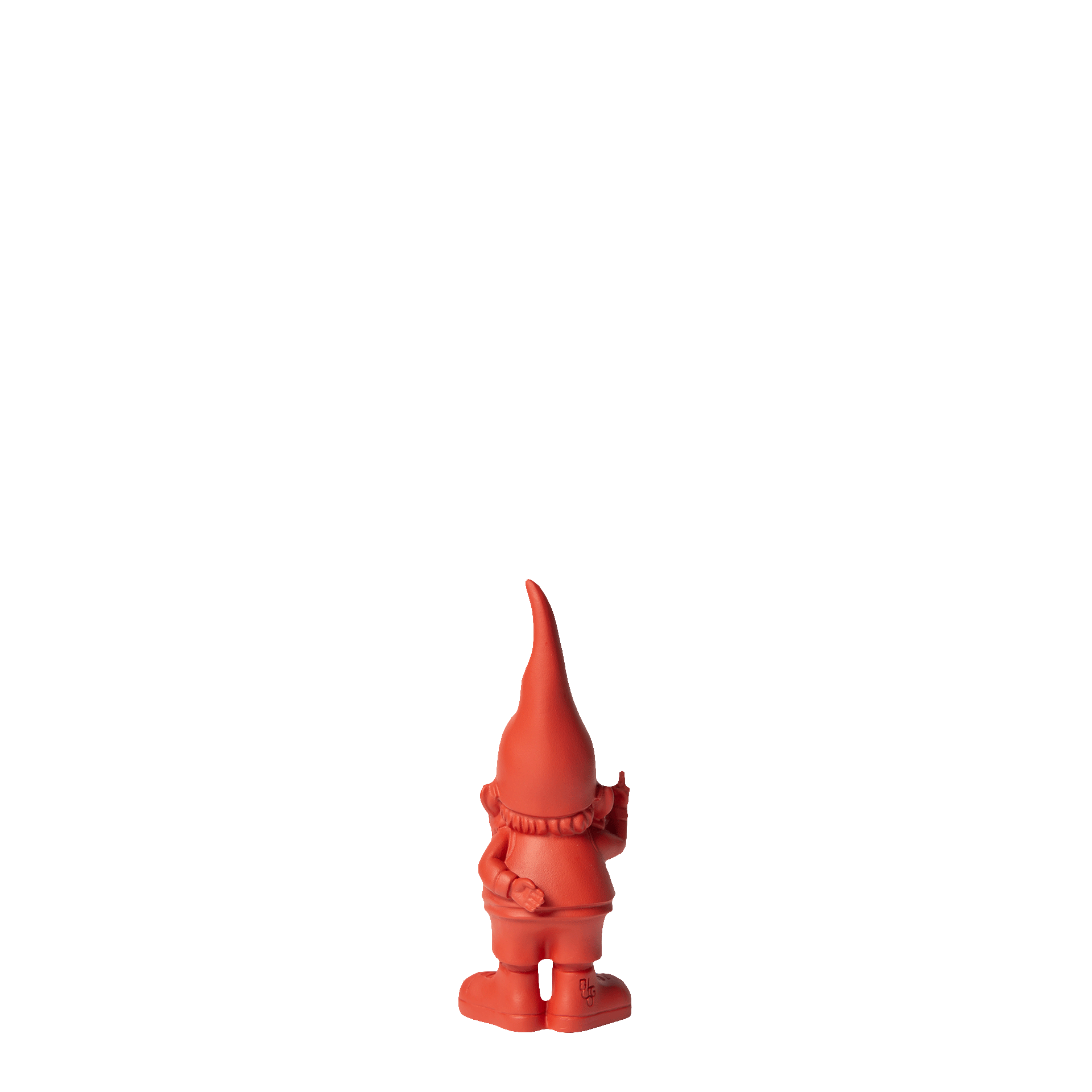 Gnome Bernado red 12 cm, figurine, gnom, orange, miniature, statue