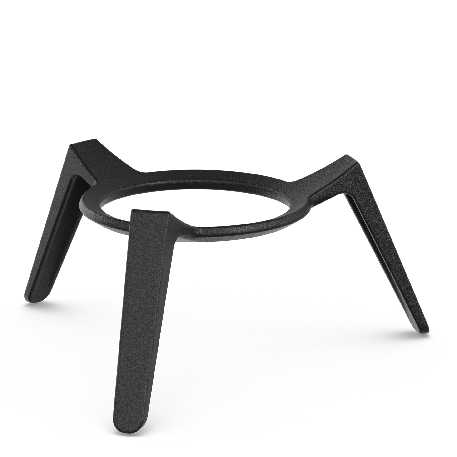 Fire basket 45 with low foot silver, Ständer, Stativ, Kartenhalter, Kartenständer, Rundring