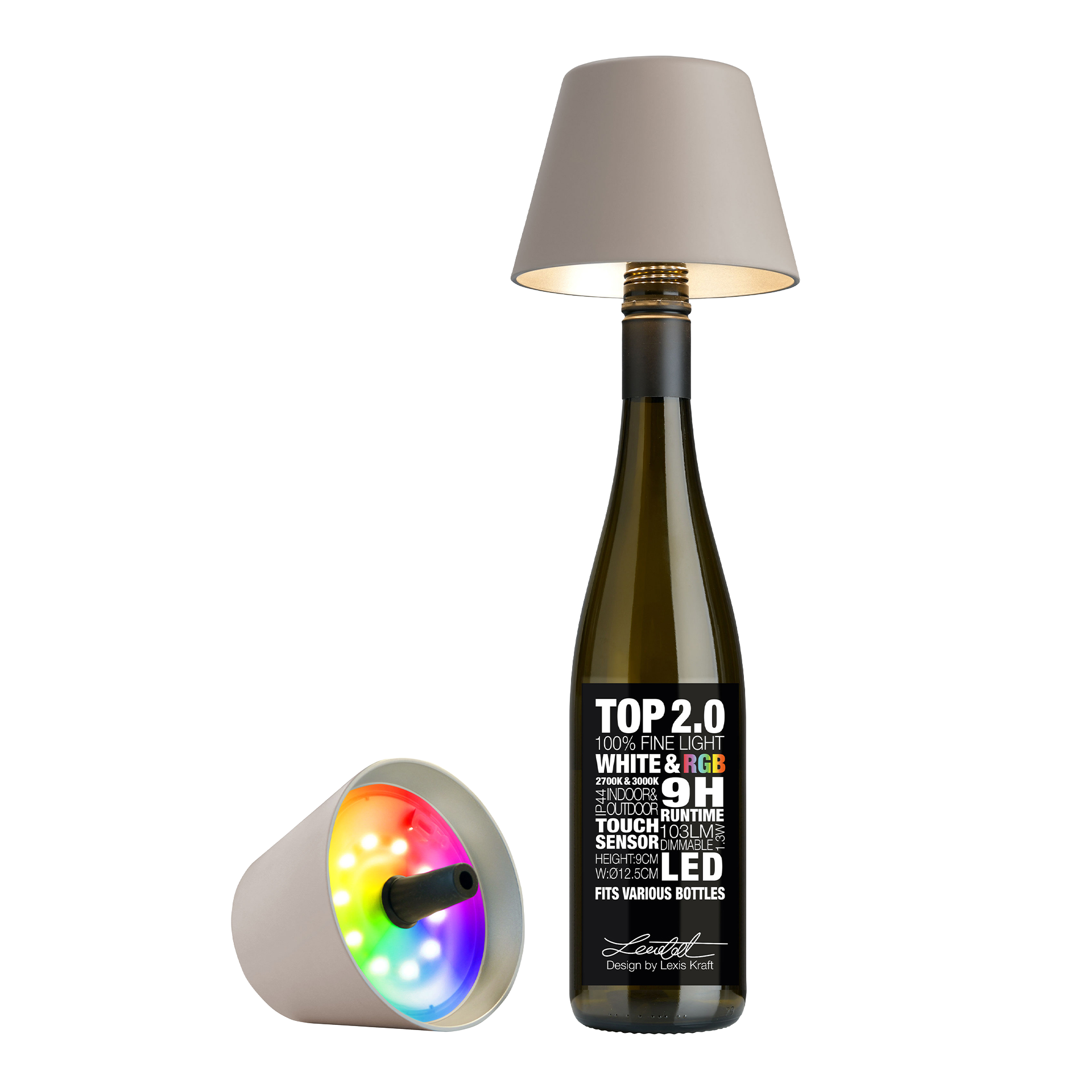 LED Bottle Light Dimmable Sand