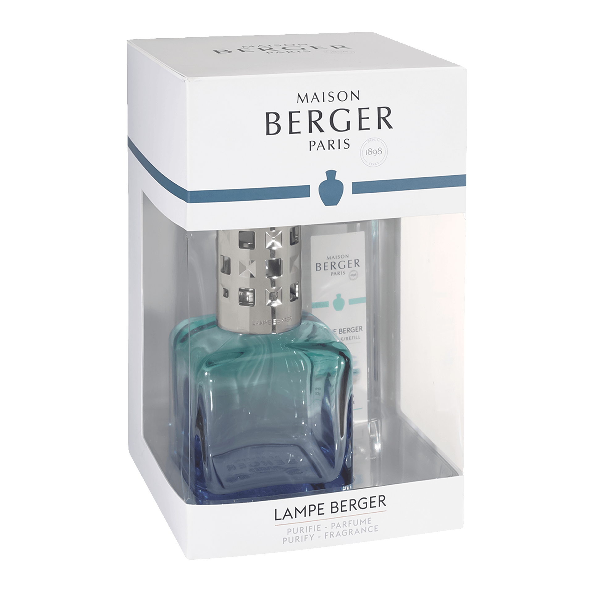 Maison Berger Duftlampe Ice Cube Türkis/Blau