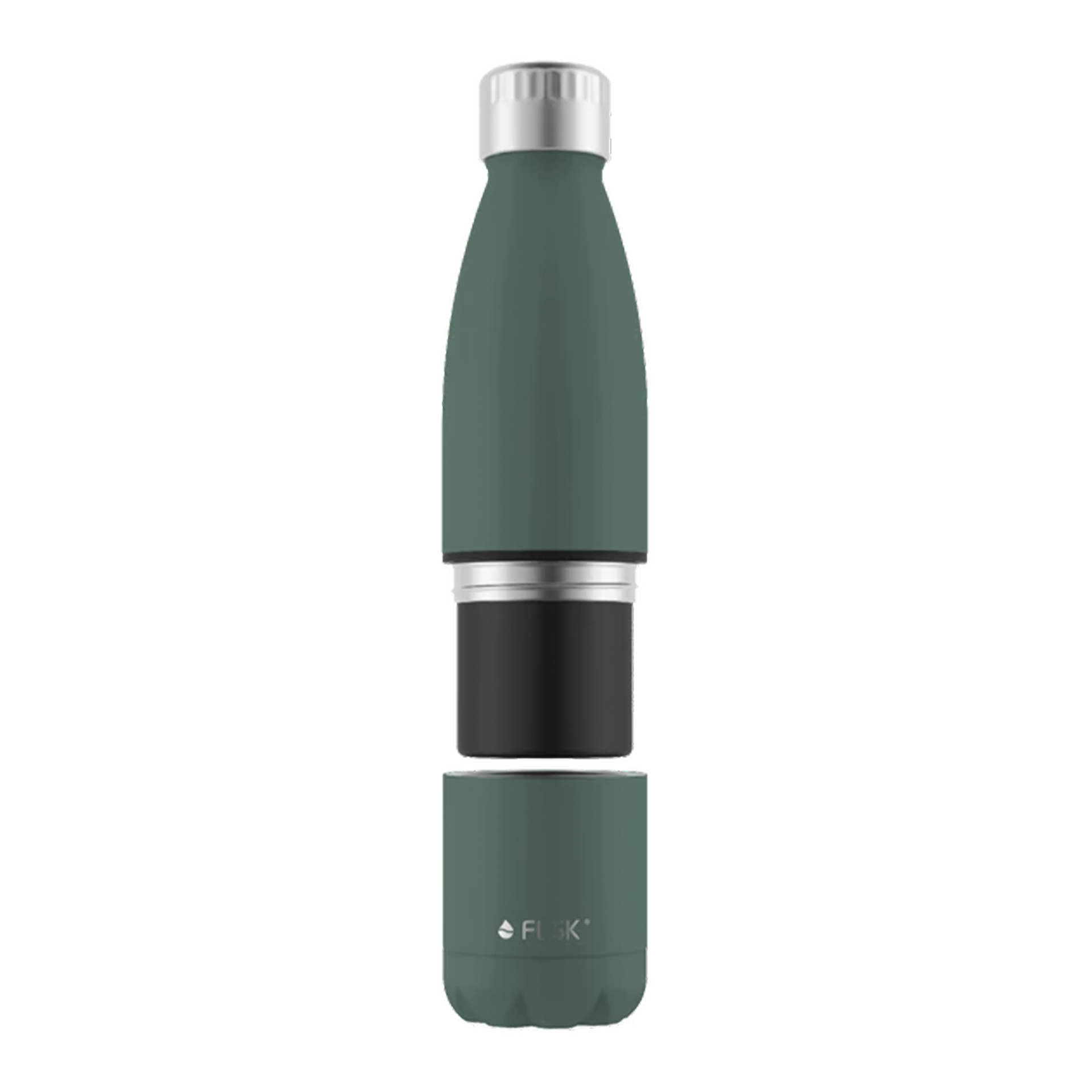 FLSK Trinkflache mit Becher Green 0.70 l