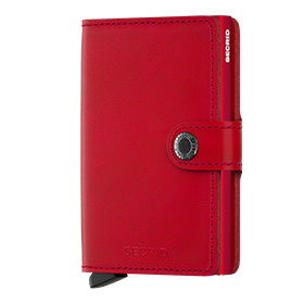 Secrid, Original, Wallet, Kreditkartenhülle, Brieftasche, Rot, Schnappverschluss, Geldbörse