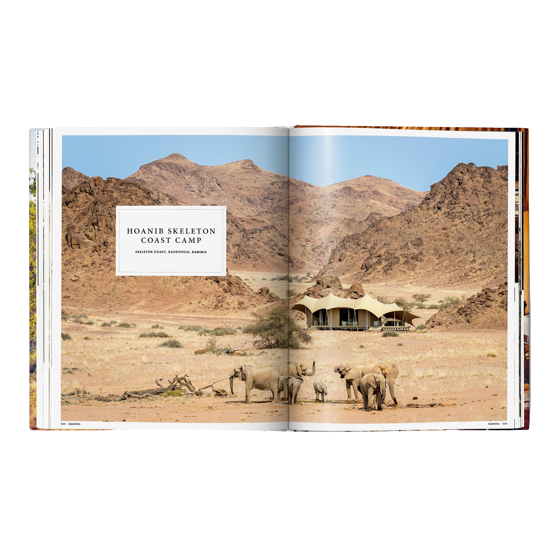 Coffee Table Book Great Escapes Africa, Safari Camp, Elefanten, Wüstenlandschaft, Zelte, Berge