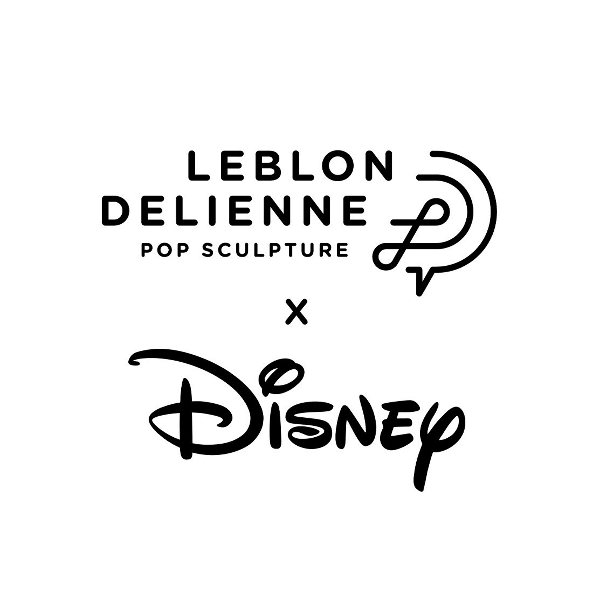 Mickey Welcome silver 30 cm, Pop-Skulptur, Logo, Disney, Leblon Delienne, Kollaboration, Pop-Skulptur, Disney Zusammenarbeit, LeBlon Delienne, Kunstfigur, Dekorationsfigur