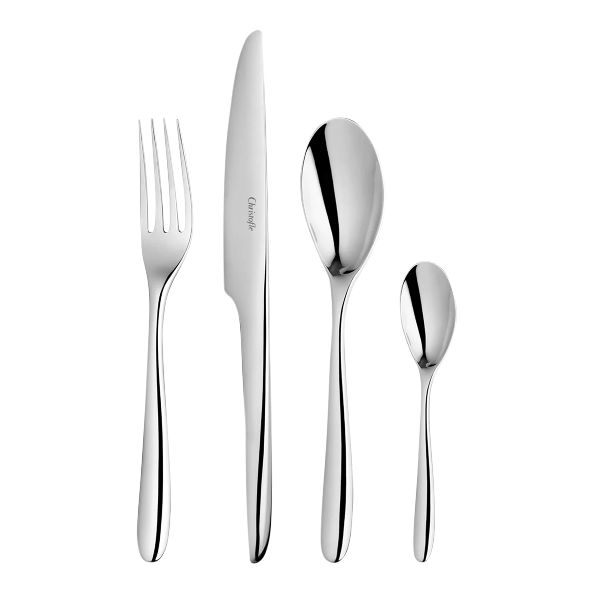 Cutlery set 24-piece stainless steel, Gabel, Messer, Löffel, Besteckset, Edelstahl