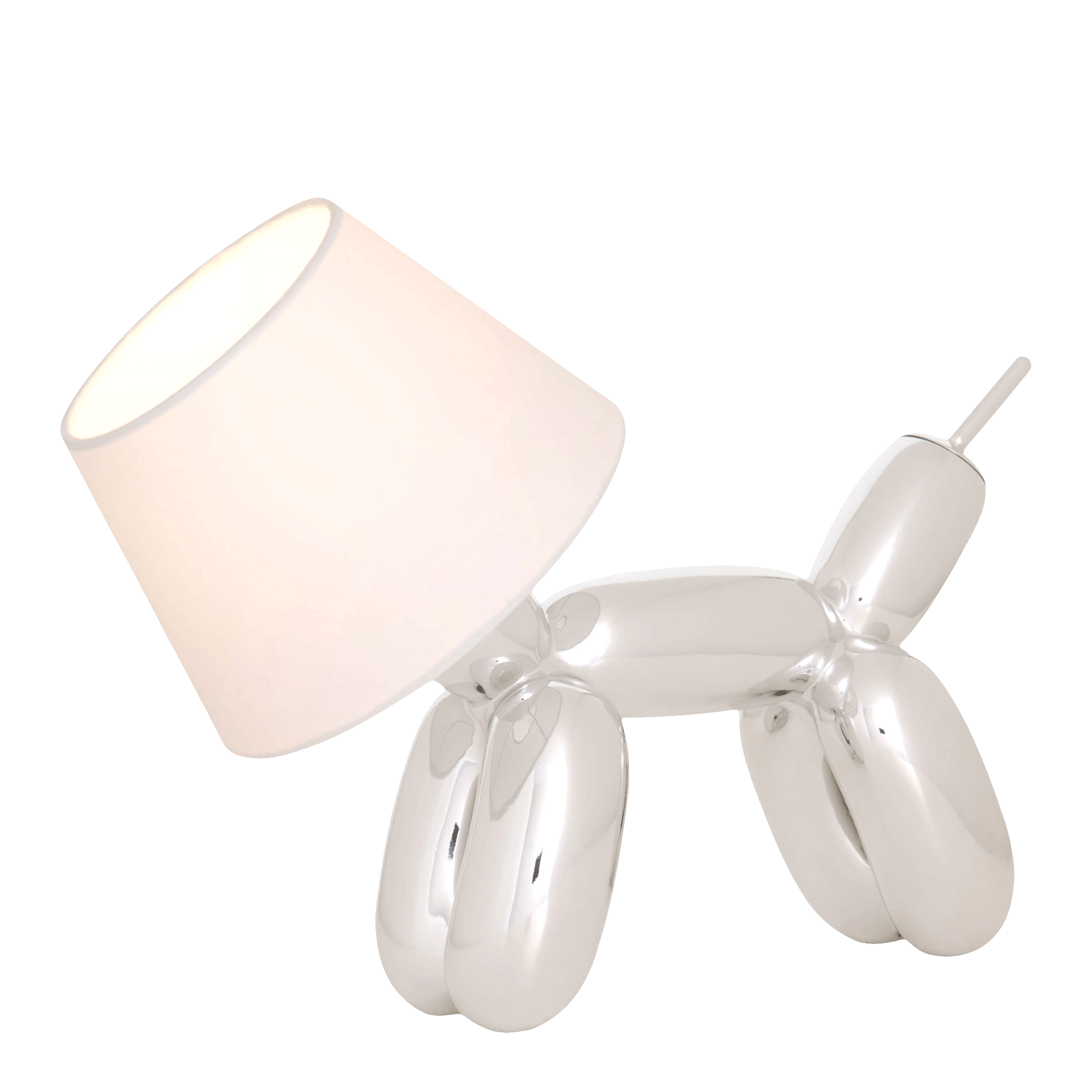 Table lamp chrome ,  Tischlampe, Lampe, LED, Chrom, Giraffenform