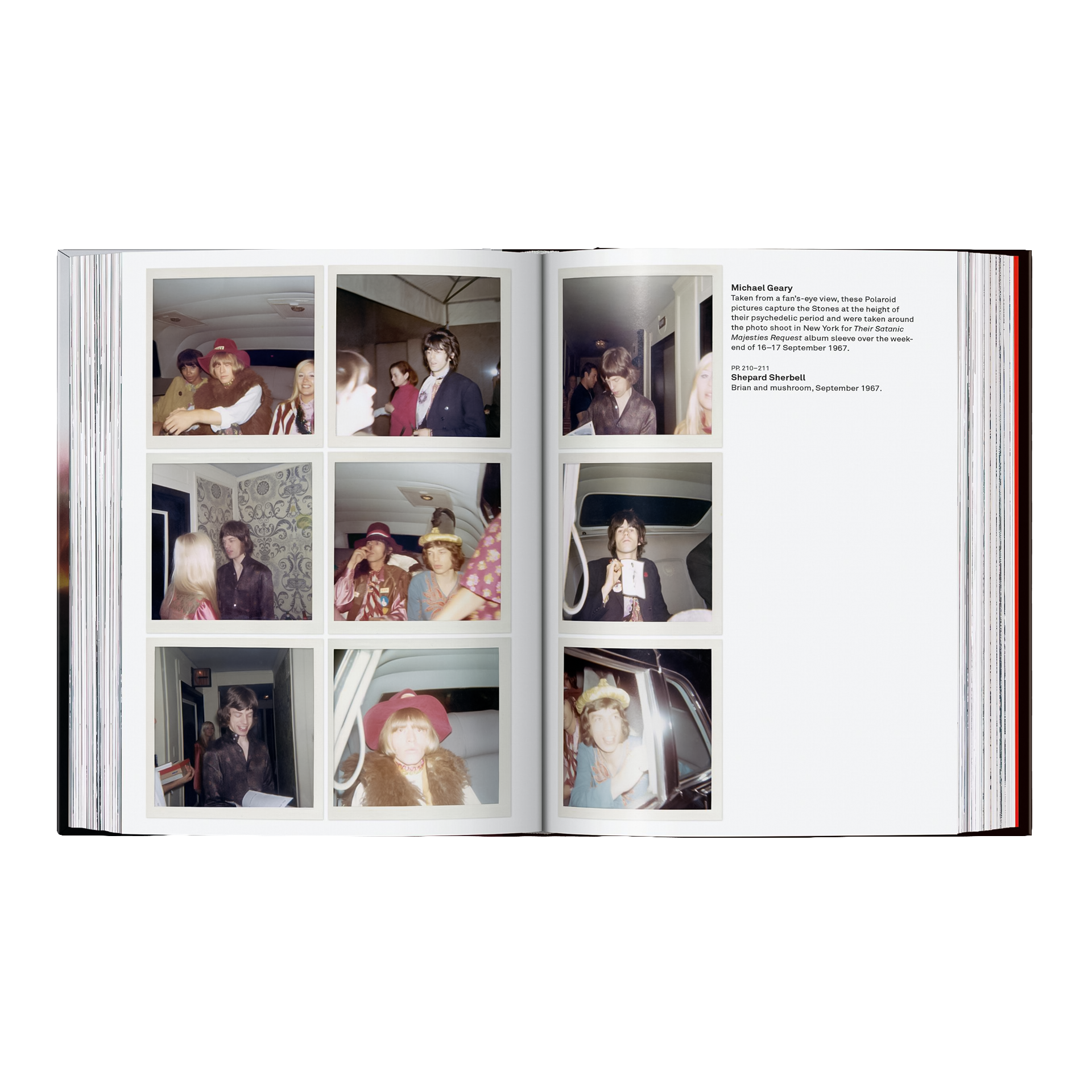 Coffee Table Book The Rolling Stones, Foto-Buch, Kollage, Polaroid, Menschen, 1024x1024