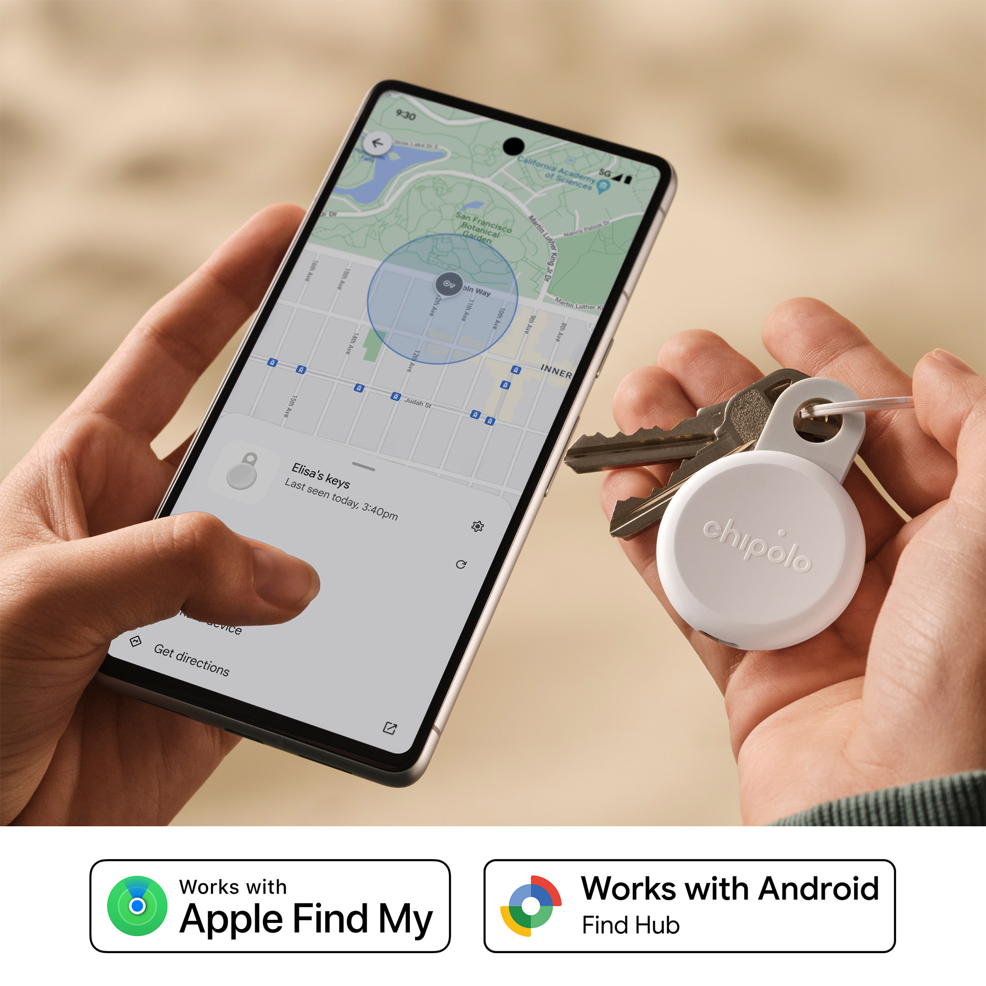 Bluetooth-Tracker Key Chalk, GPS, Smartphone, Schlüsselanhänger, Tracker, Bluetooth