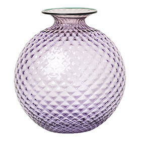 Venini Monofiori Balloton Vase Lilla Menta