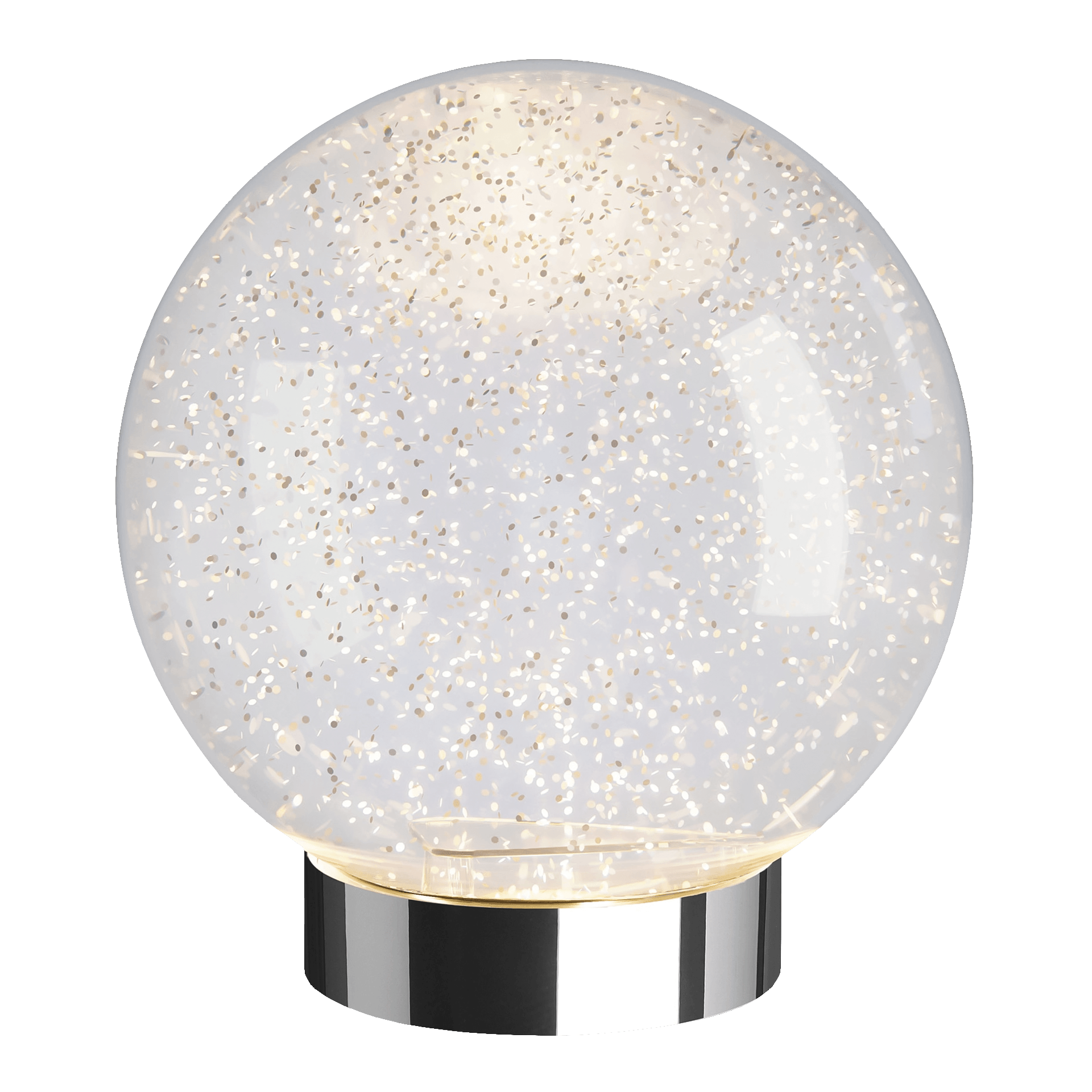 Sompex LED Dekolampe GLAMOR BAUBLE silber 18 cm