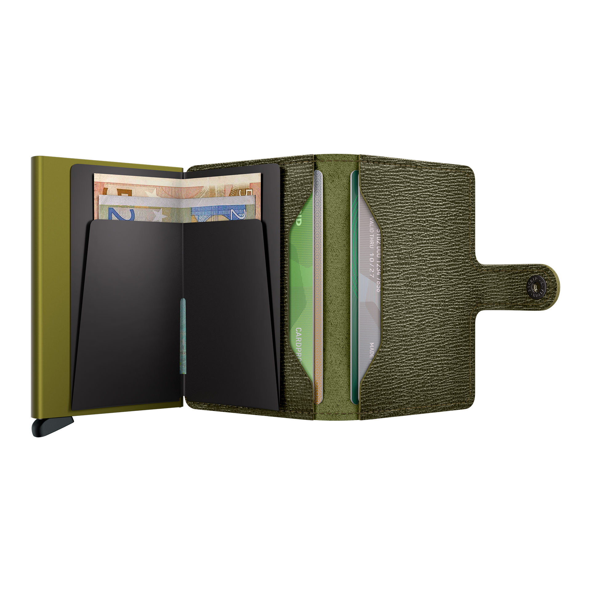 Miniwallet Kelp, Geldbörse, Portemonnaie, Brieftasche, Kartenfächer, Leder