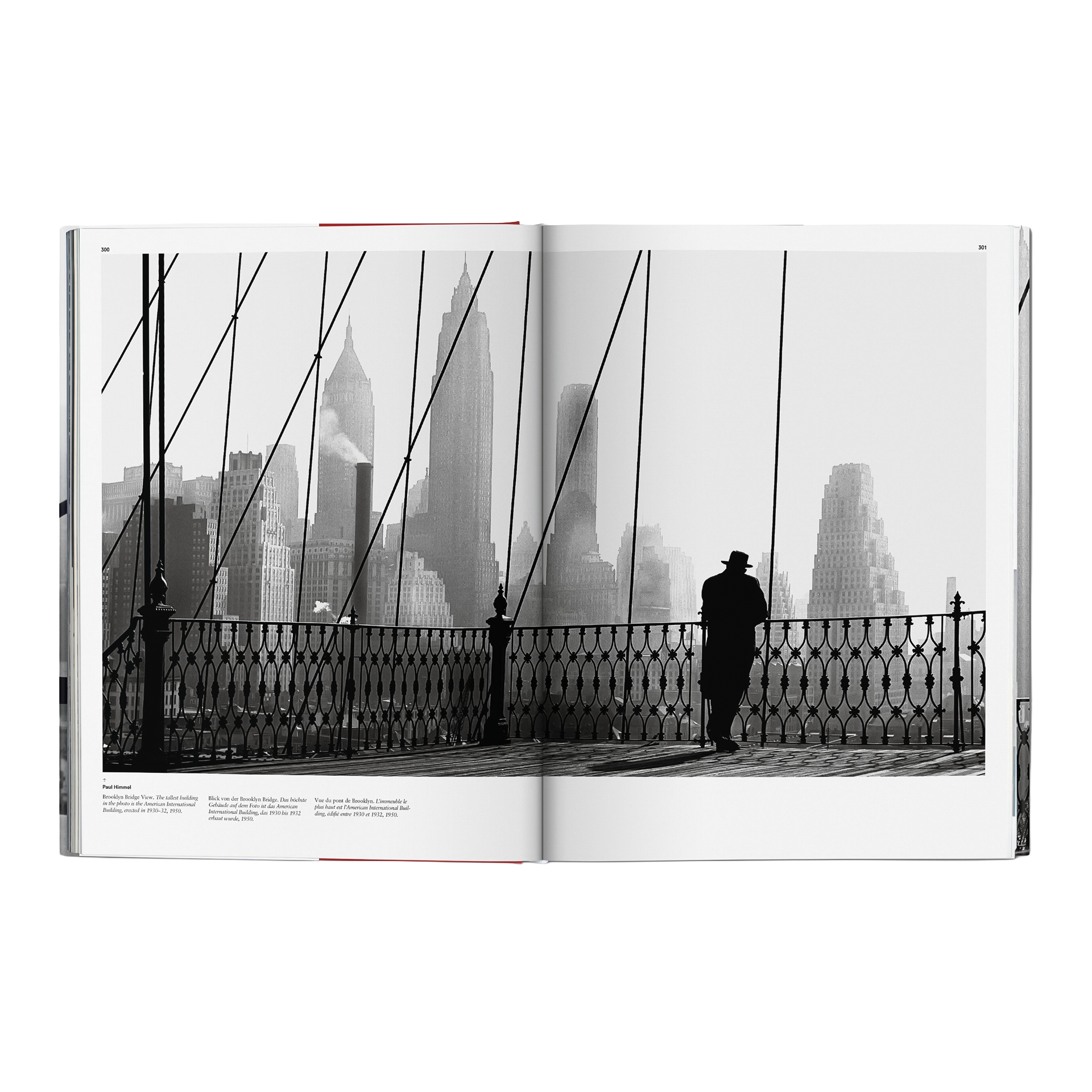 Coffee Table Book New York, Brücke, Stadtlandschaft, Silhouette, Mensch, Gitterzaun