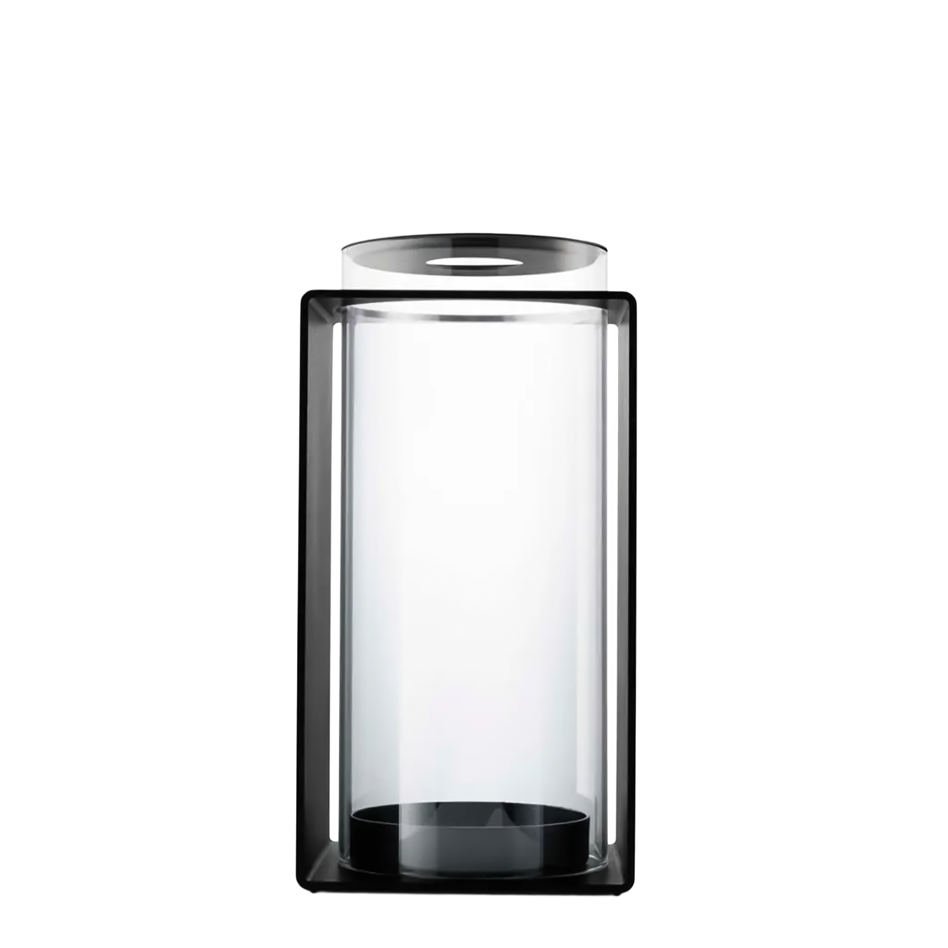 Lantern 23,5 cm, Vase, Glasvase, Transparente Vase, Runde Vase, Dekorativ