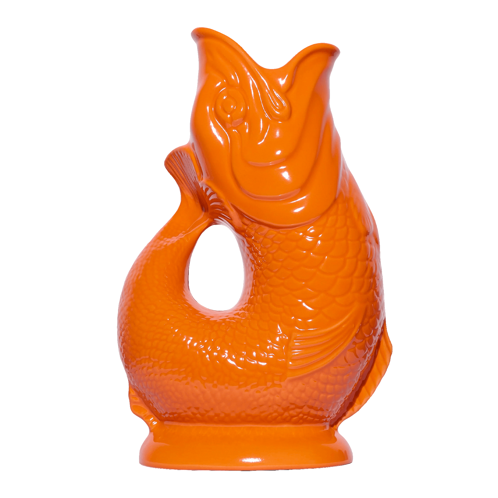 Jug orange XL 1.20 l, fischfigur, orange, dekor, figur, wasserkessel?