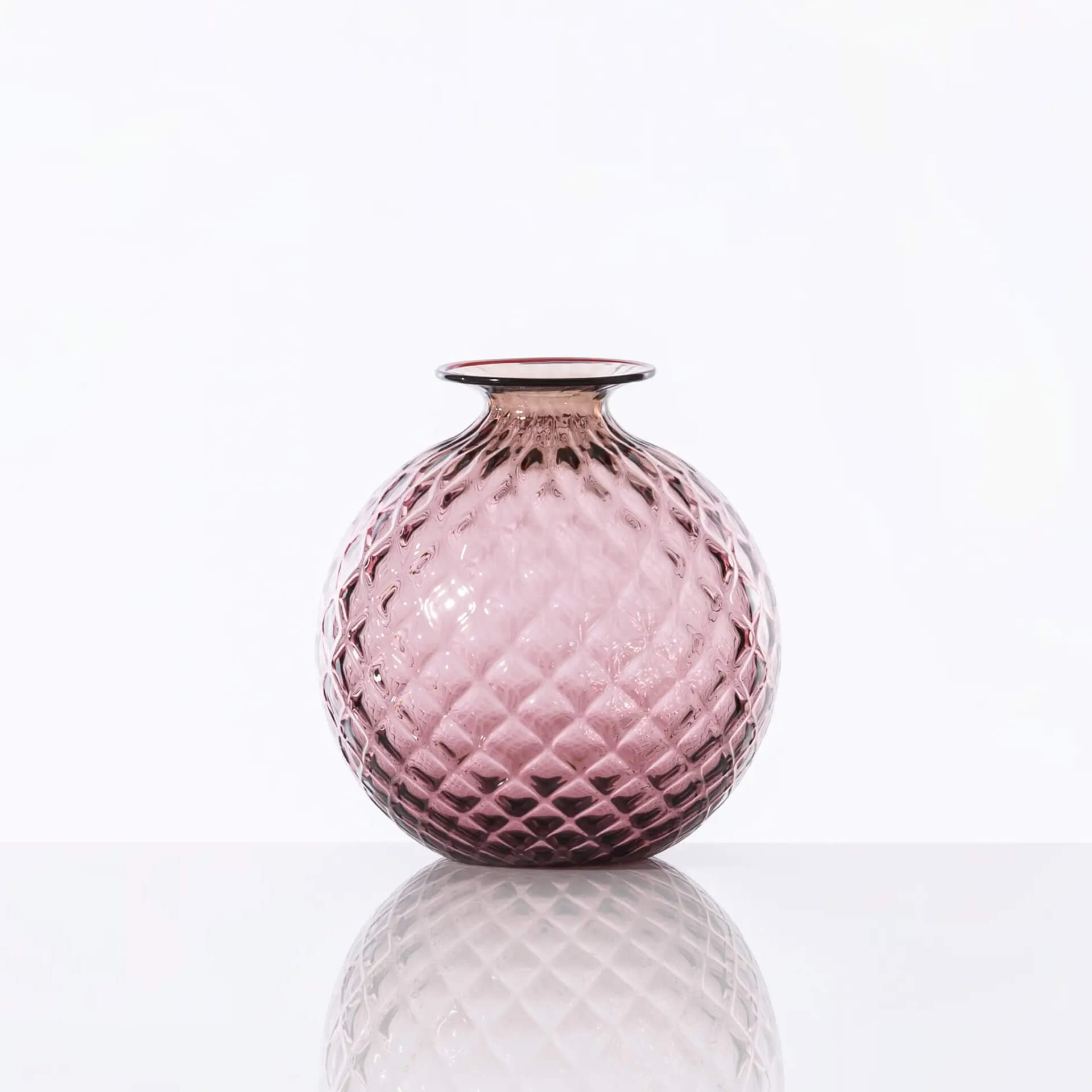 Venini Vase Monofiori Balloton Amethyst