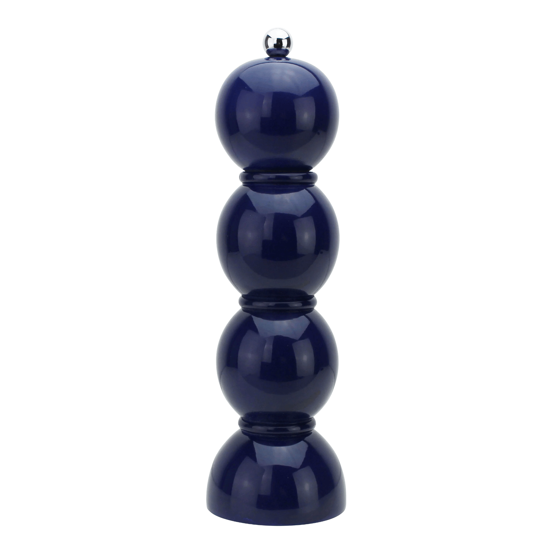Salt- Pepper Mill navy 24 cm, Peppermühle, Mörser?, blau, gestapelte Kugeln, Küchenzubehör