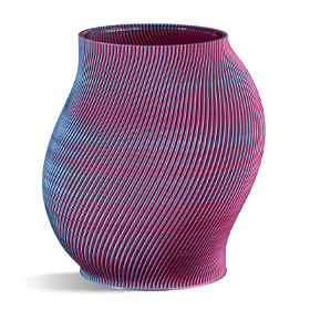 Sheyn Boyk Blend Vase Bubblegum
