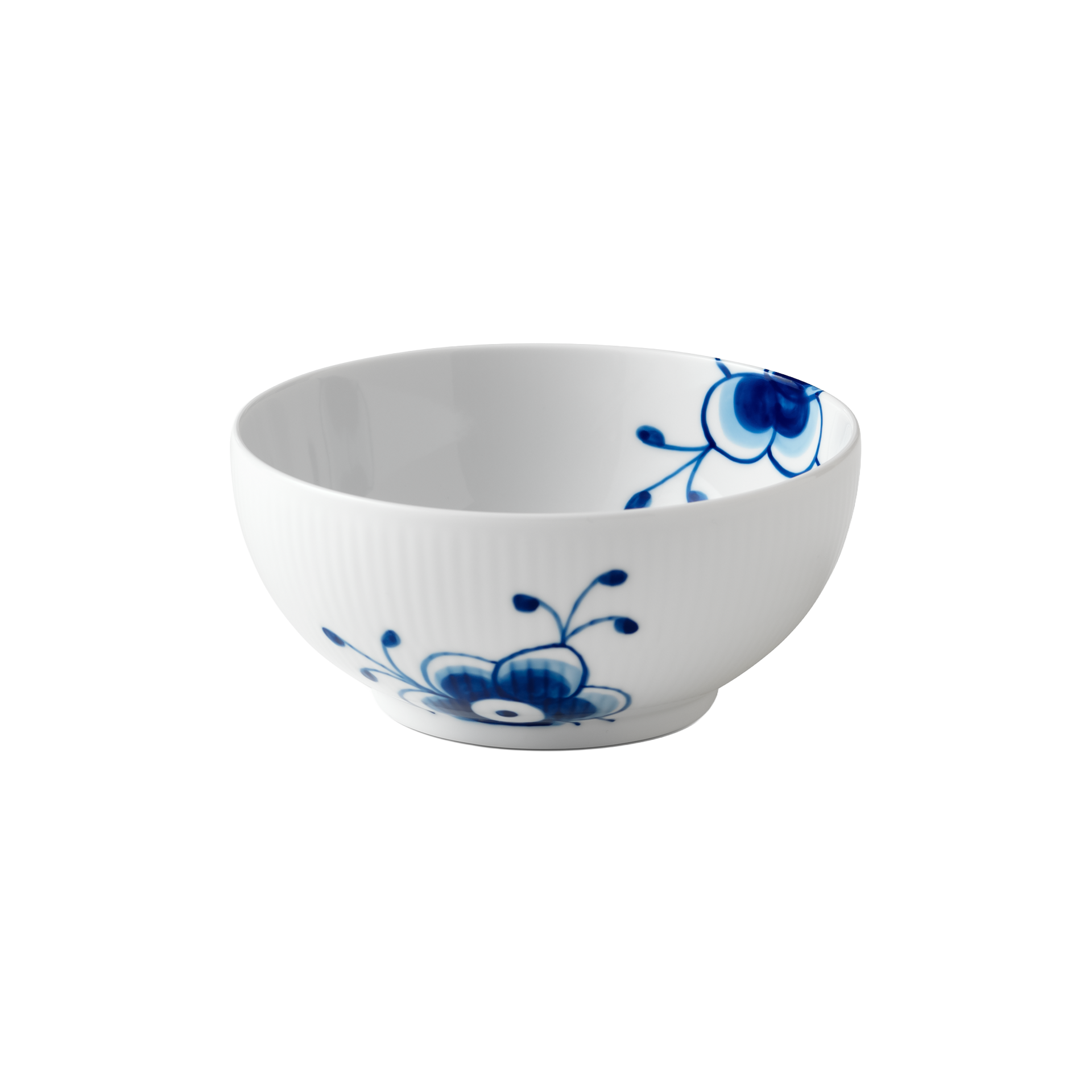 Royal Copenhagen Schale Mega Gerippt Blau 15,5 cm