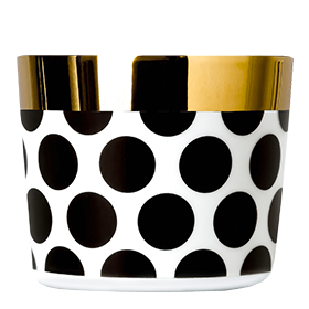 Sieger Goblet Black and White Dots