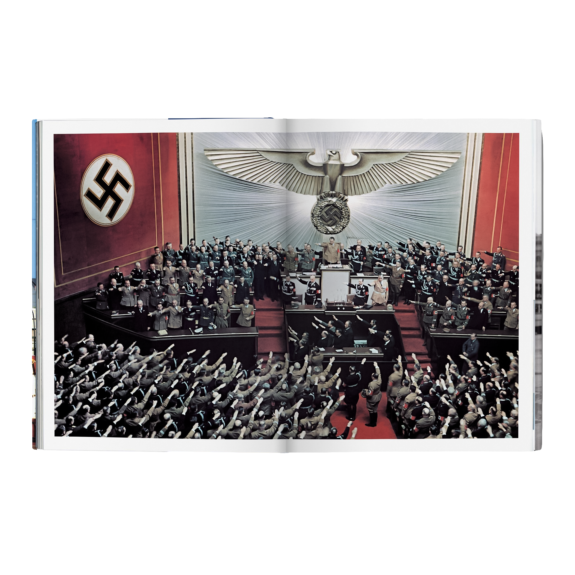 Coffee Table Book Berlin, hall, parliament, nazi, swastika, crowd