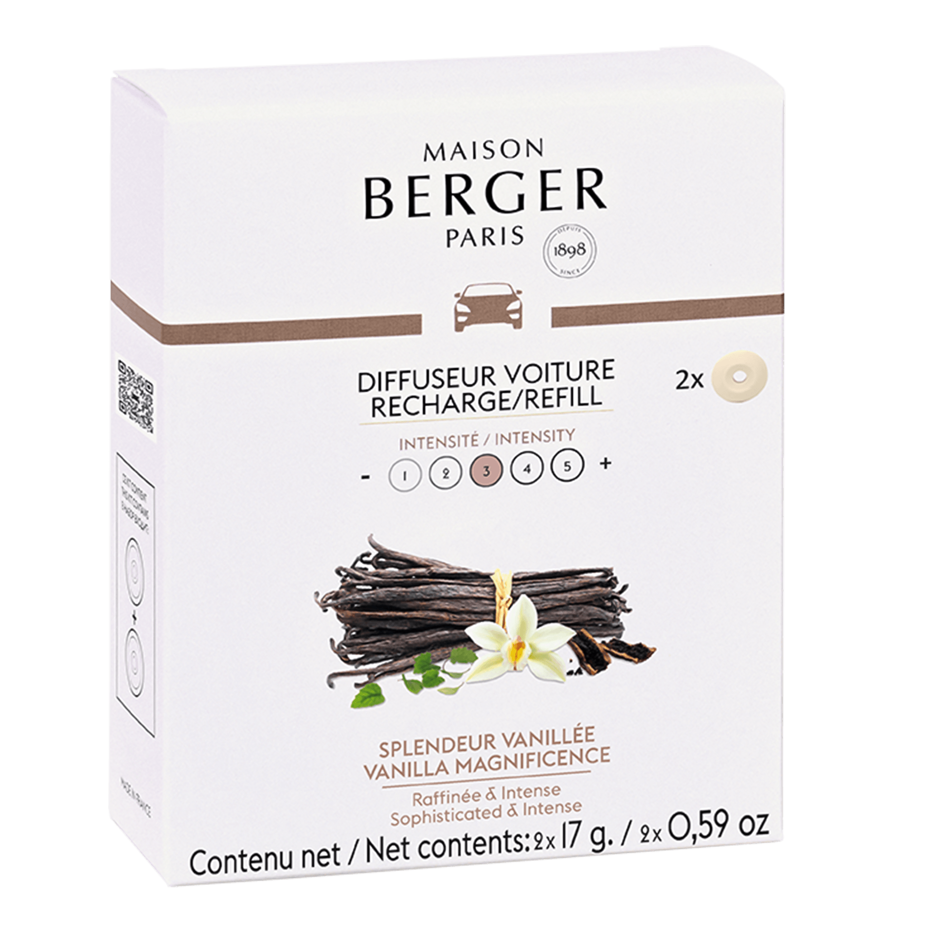 Maison Berger Nachüllung für Autodiffusor Vanille
