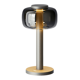 Elle Odeon Lamp Silver