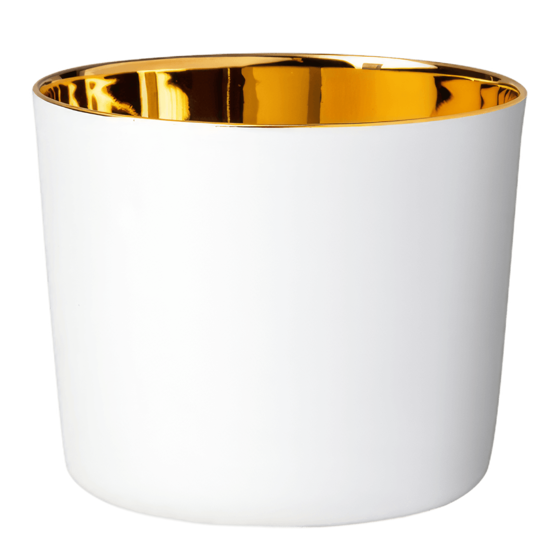 SIEGER by FÜRSTENBERG, Becher, Tumbler, Weiß, Goldrand, Keramik
